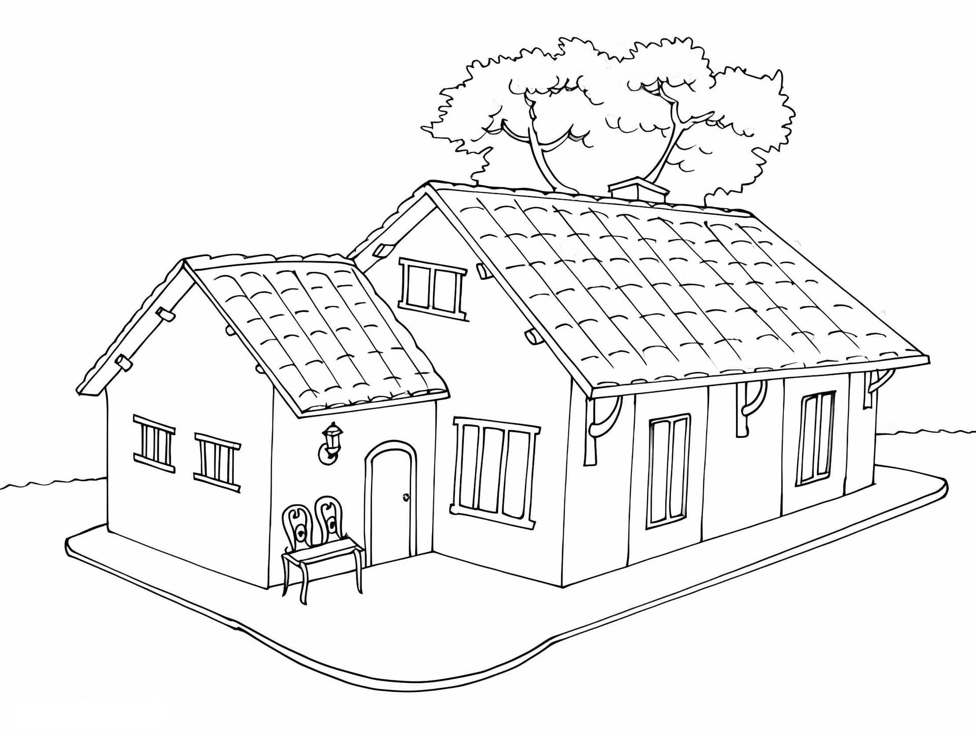 House With Tree