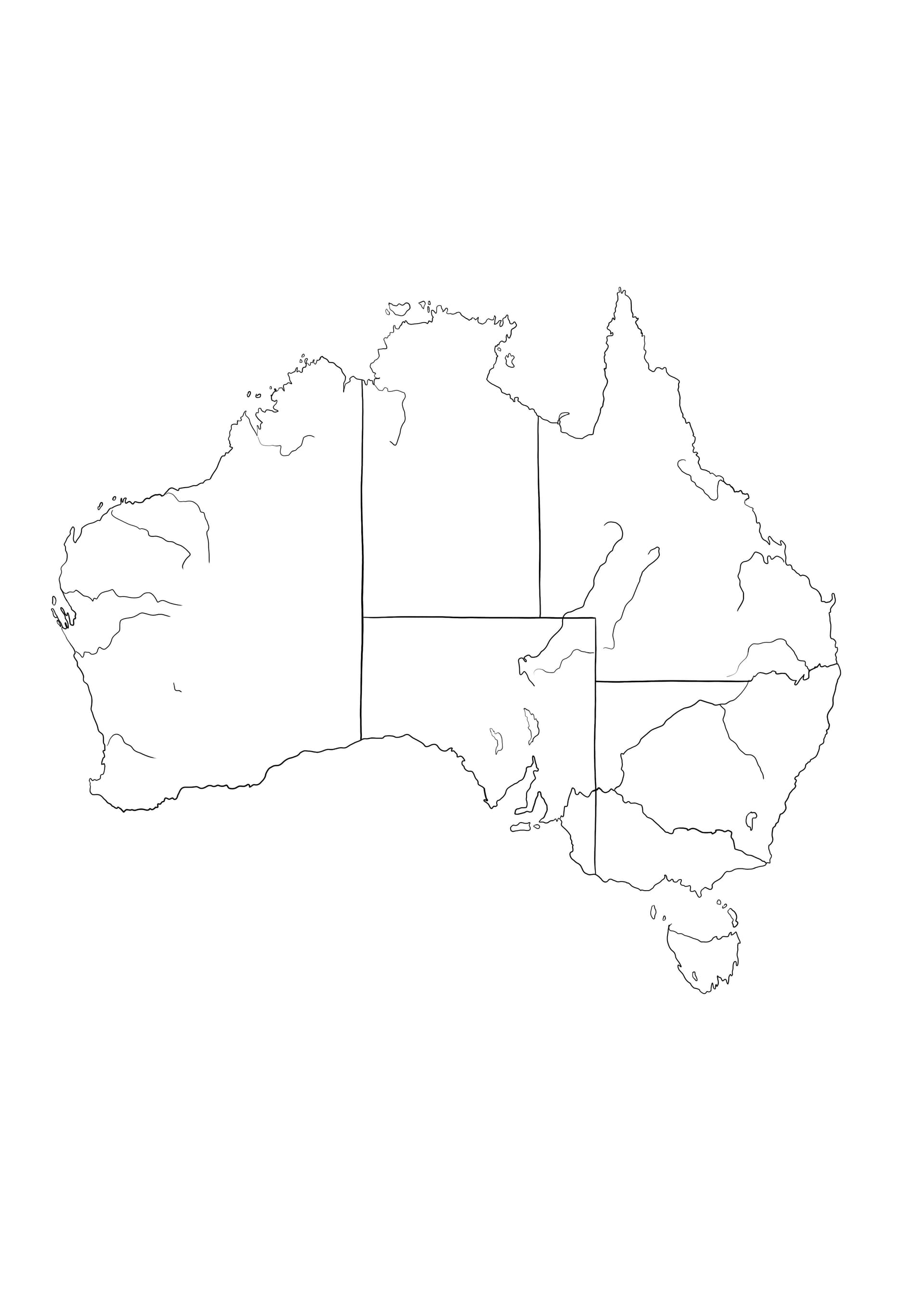 Map of Australia