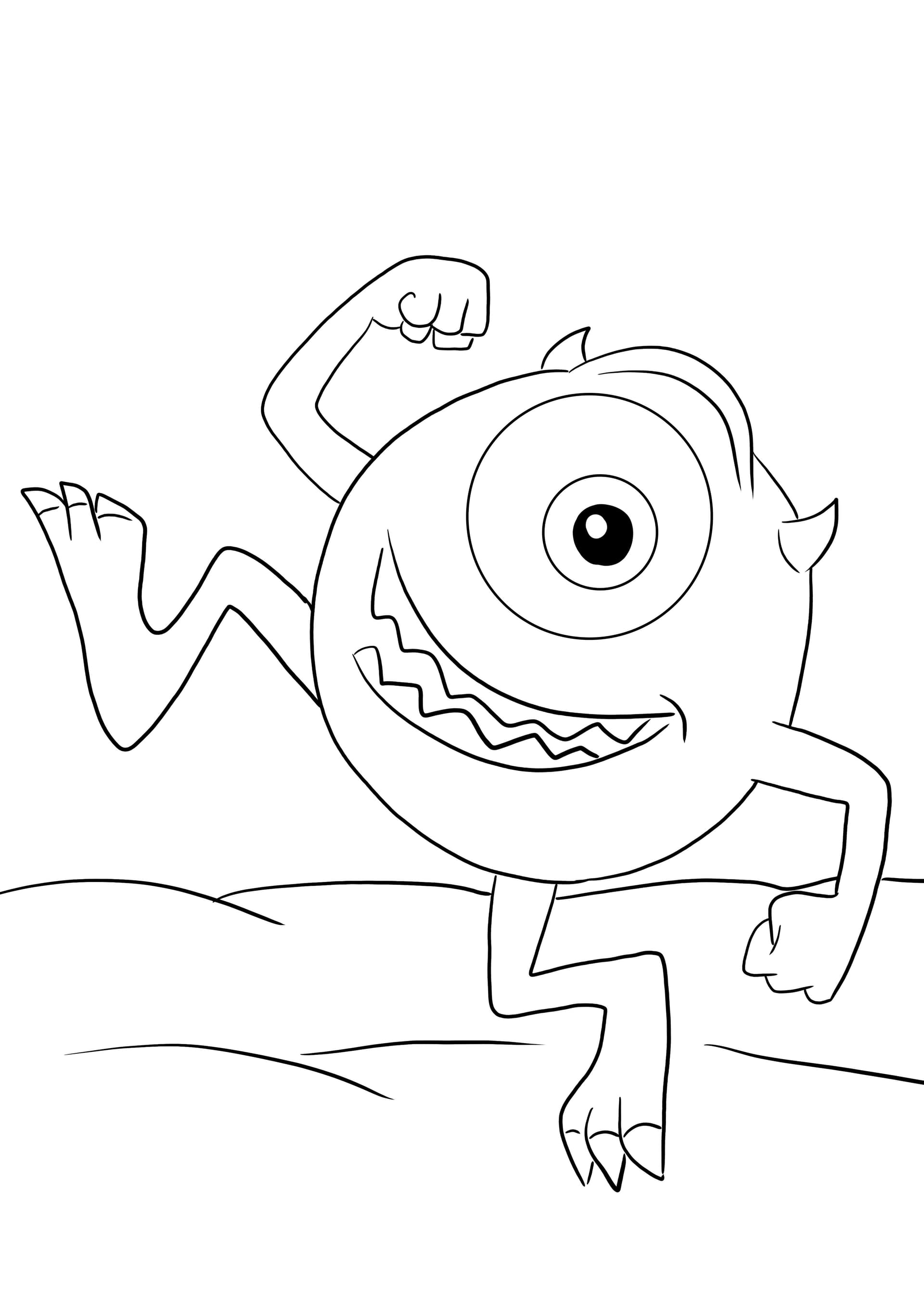 Mike Wazowski dancing