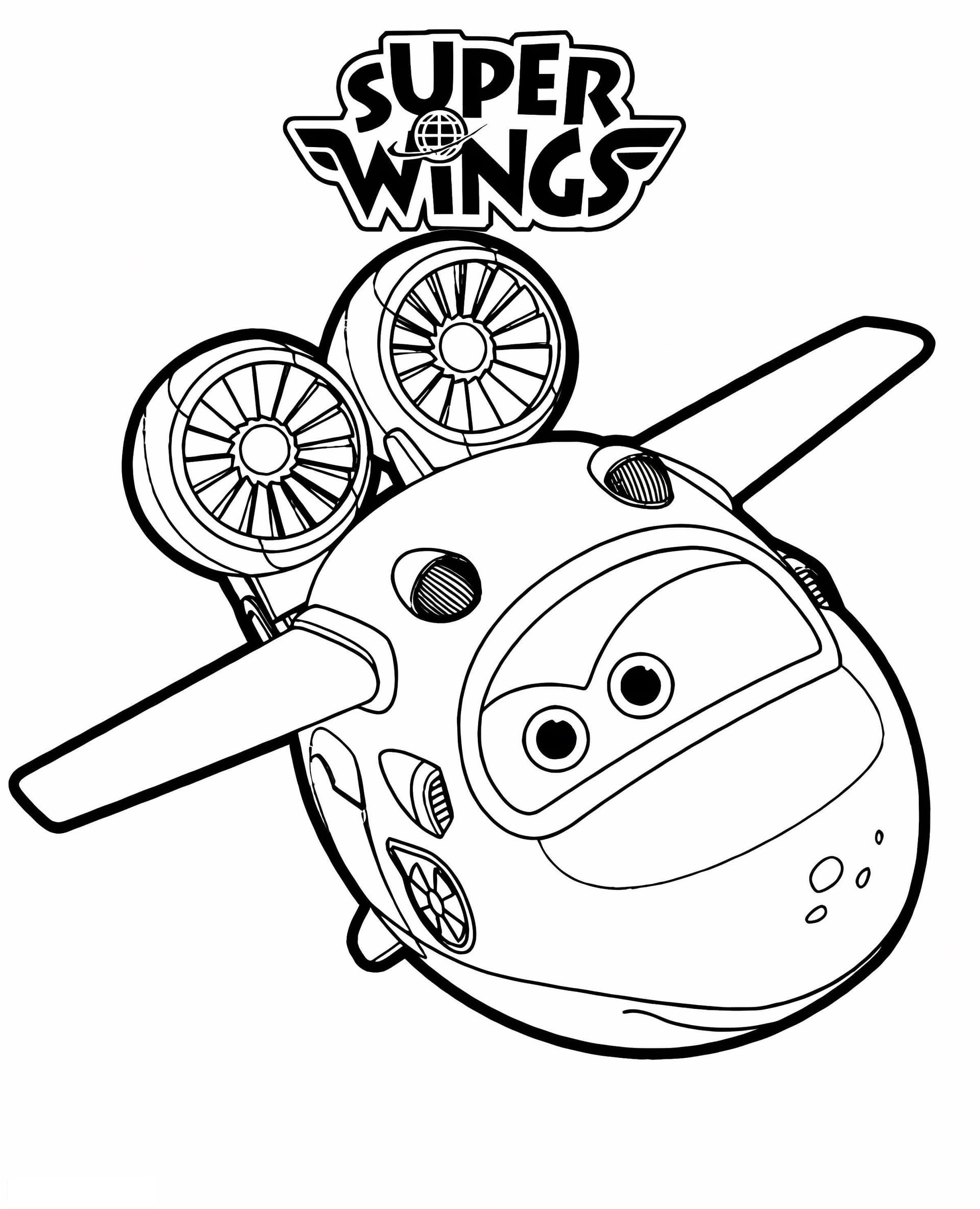 Look Super Wings Smiling