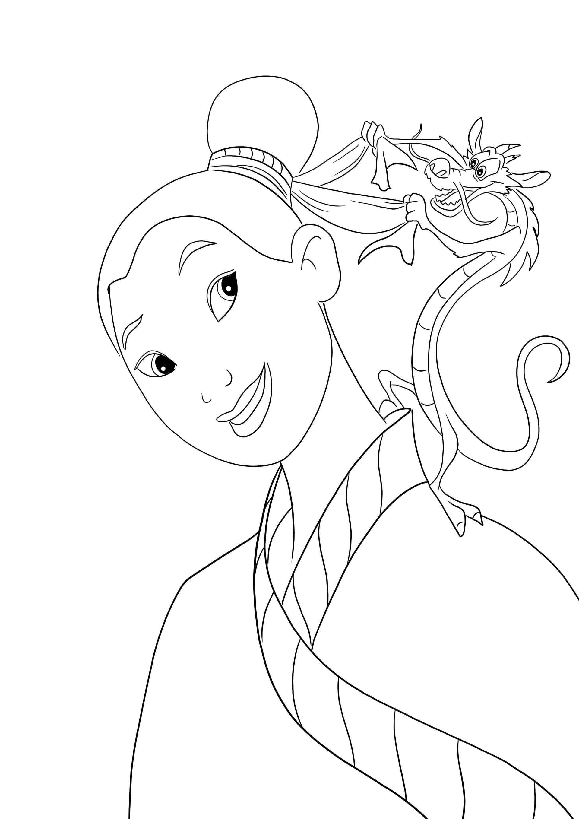 Mushu doing Mulan hair
