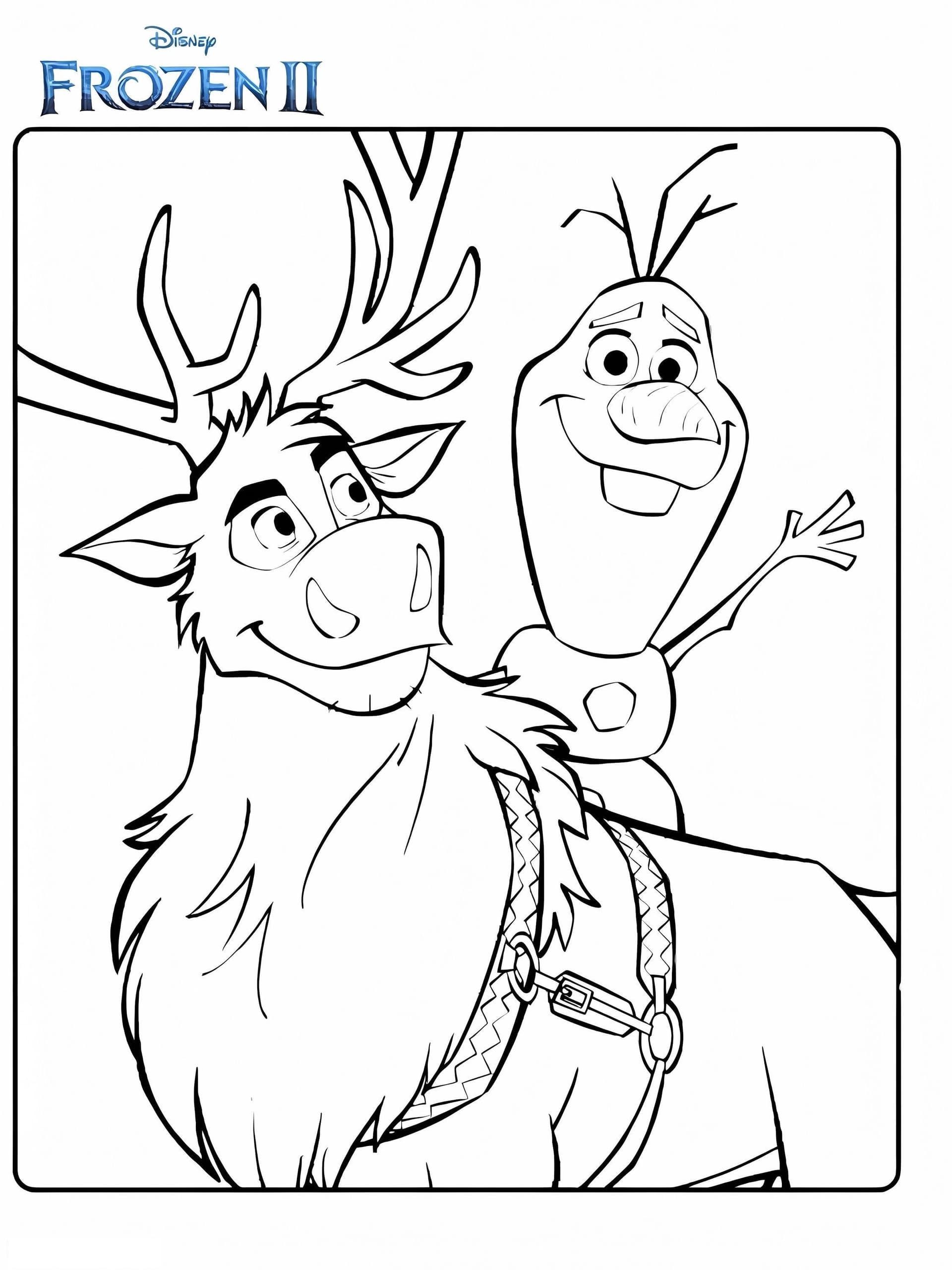 Olaf And Sven Frozen 2