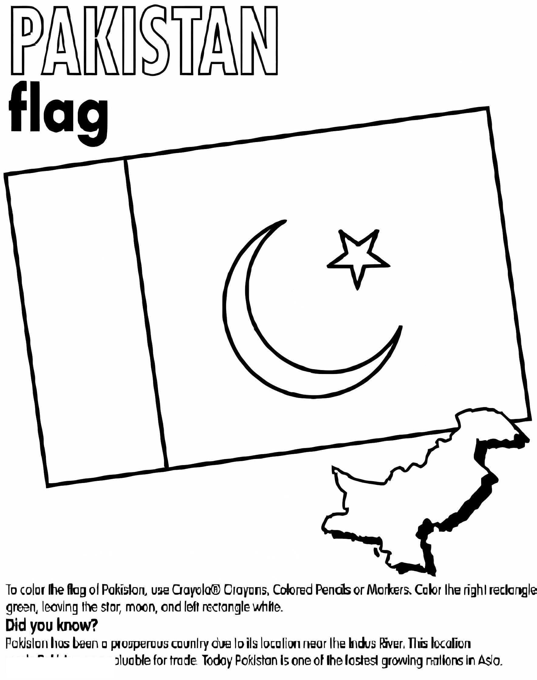 Pakistan Flag And Map