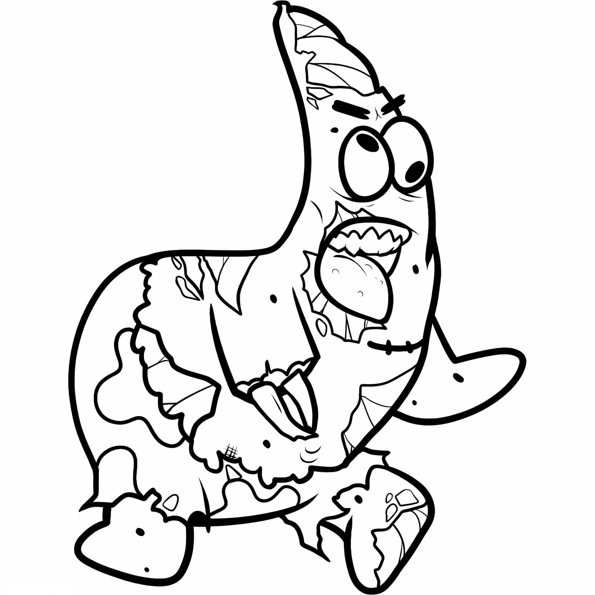 Patrick Star Zombie