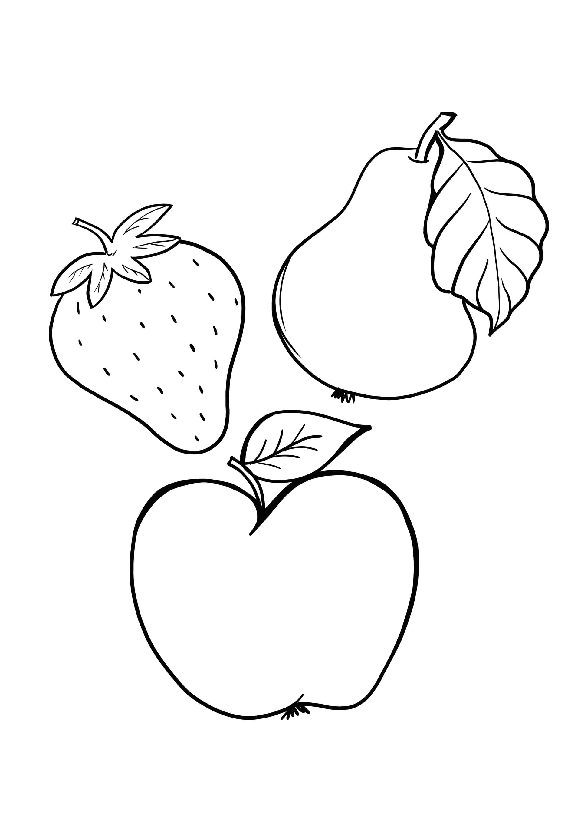 pear-apple-strawberry