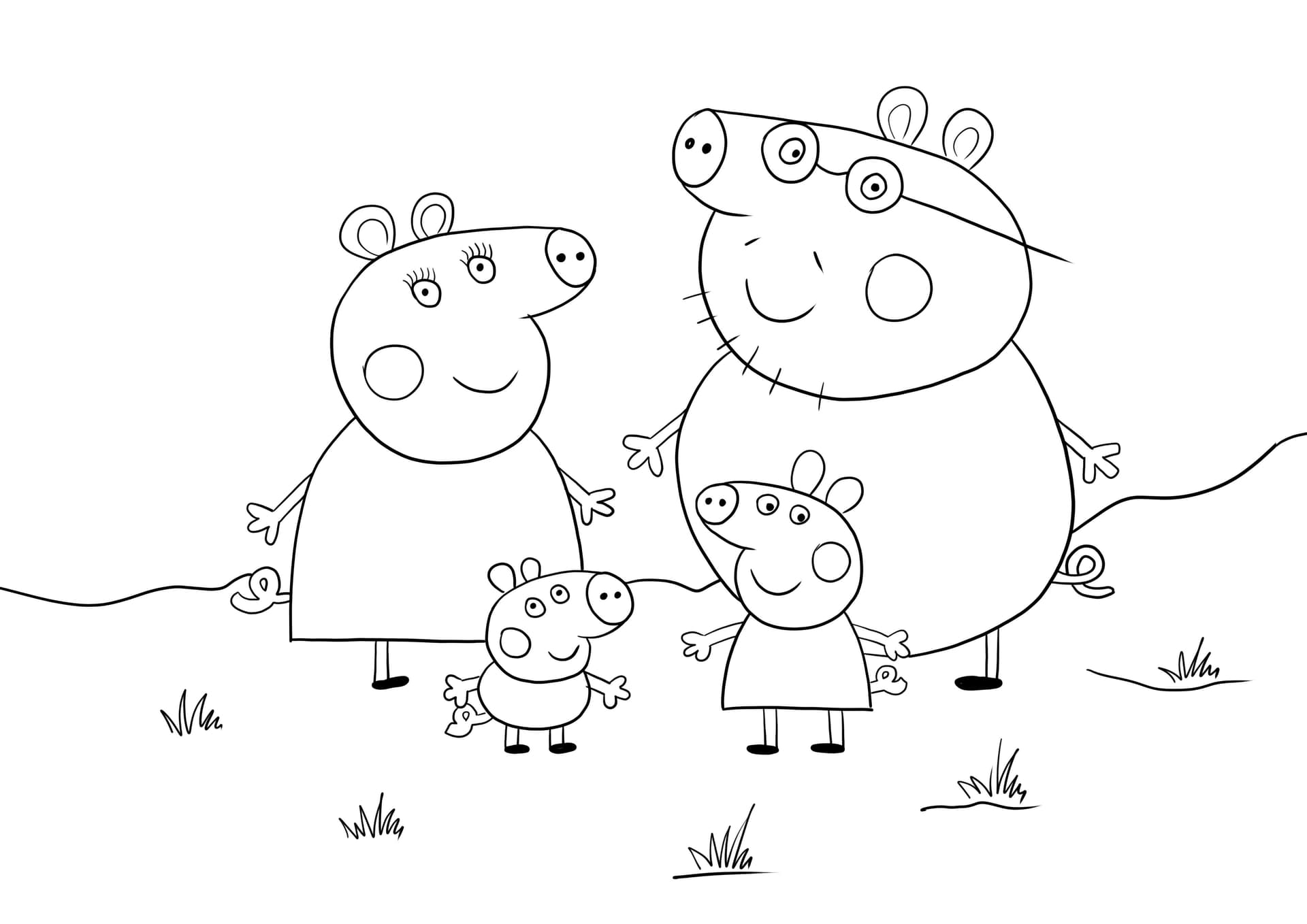 Peppa Pig family