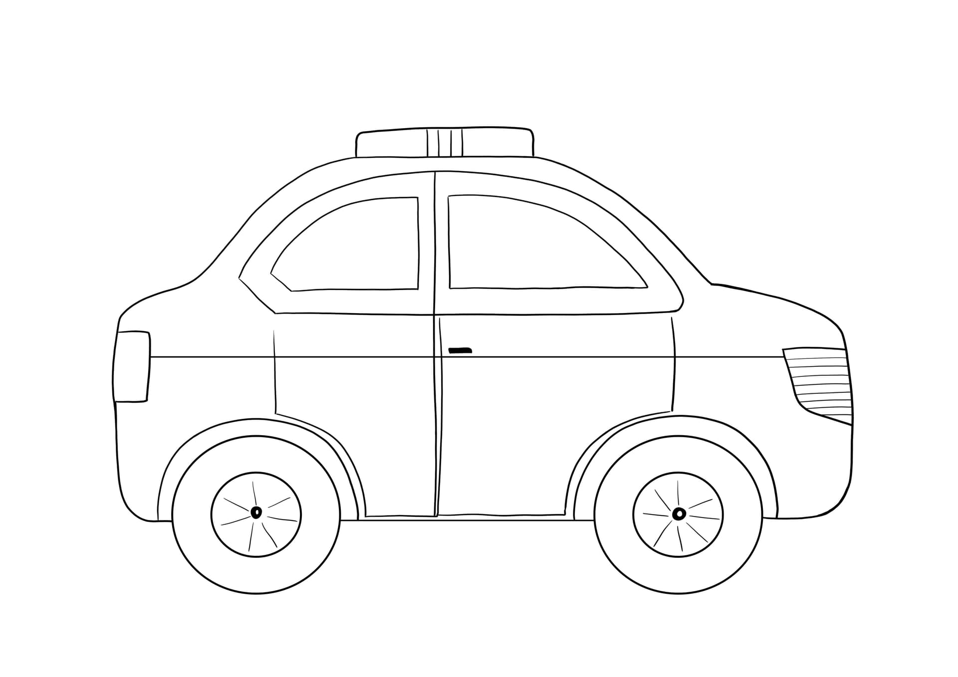 Police car-emoji style