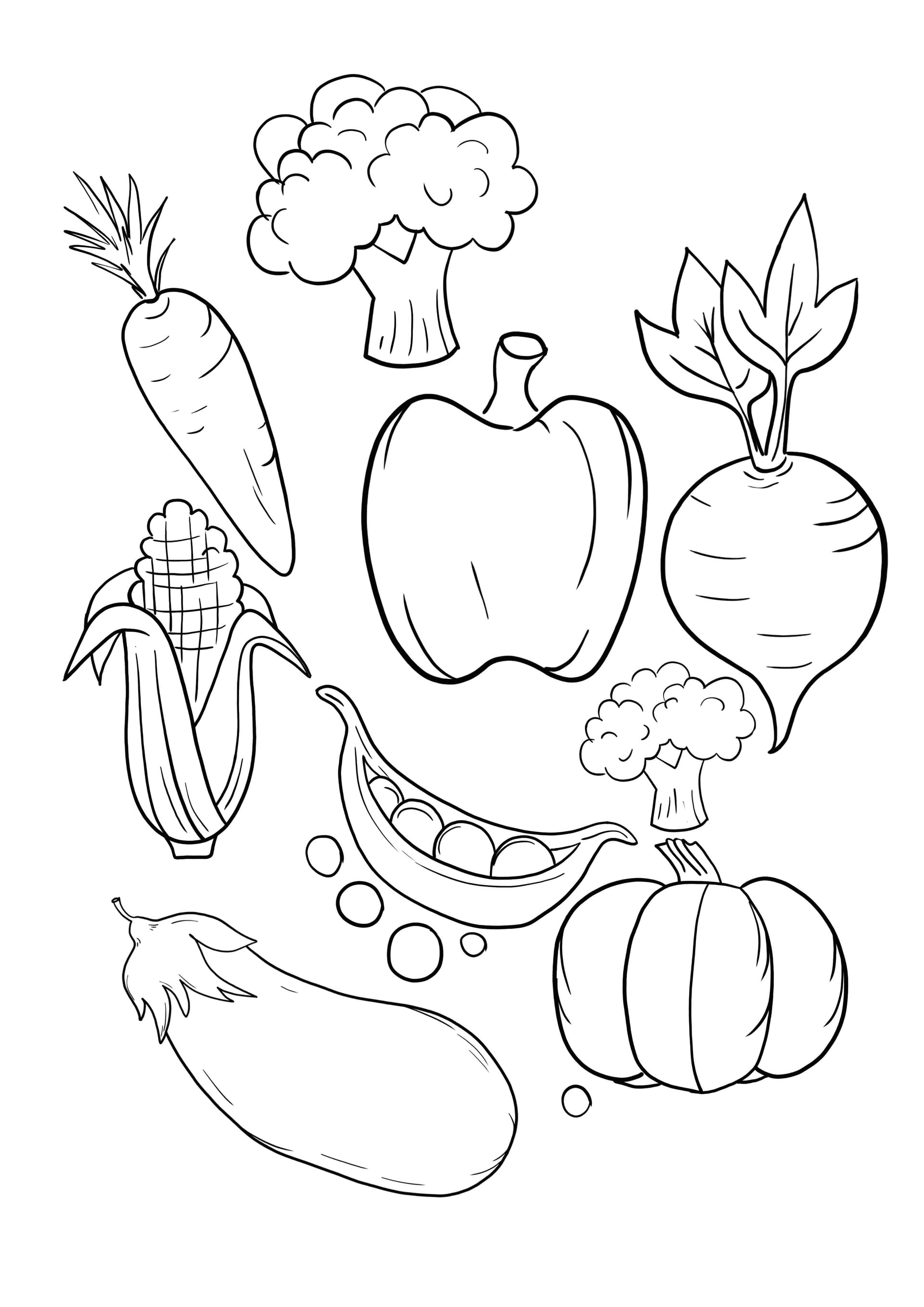 random vegetables