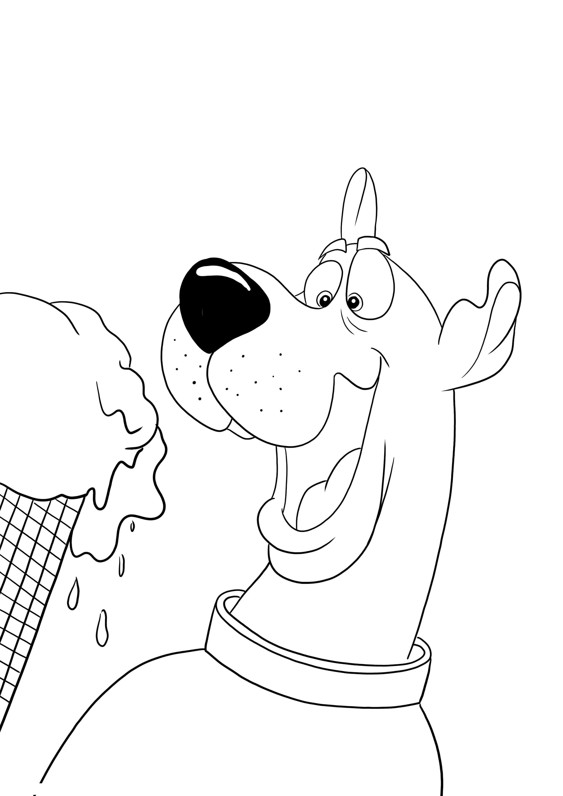 Scooby-Doo and ice-cream