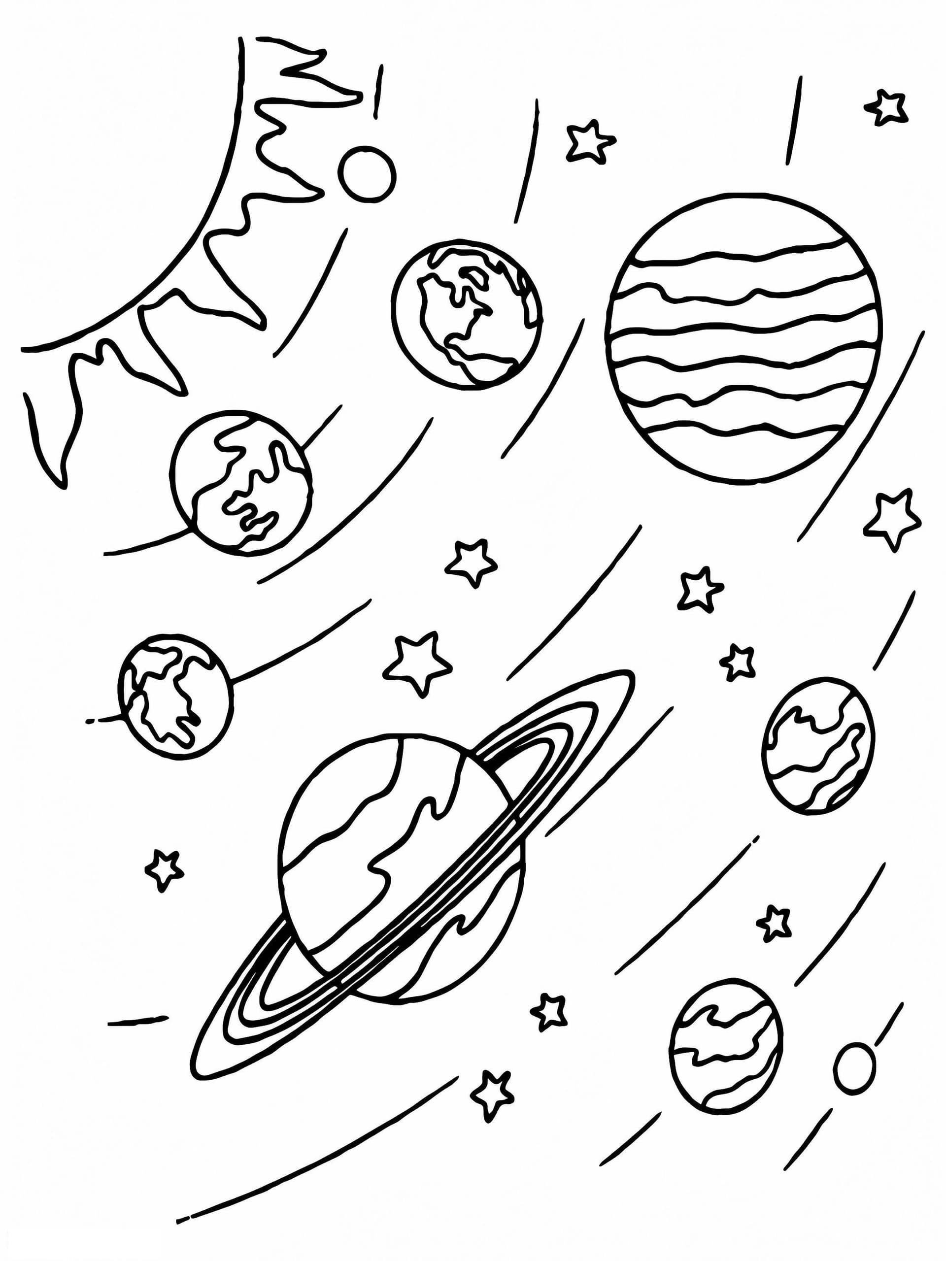 Simple Planets Of The Solar System