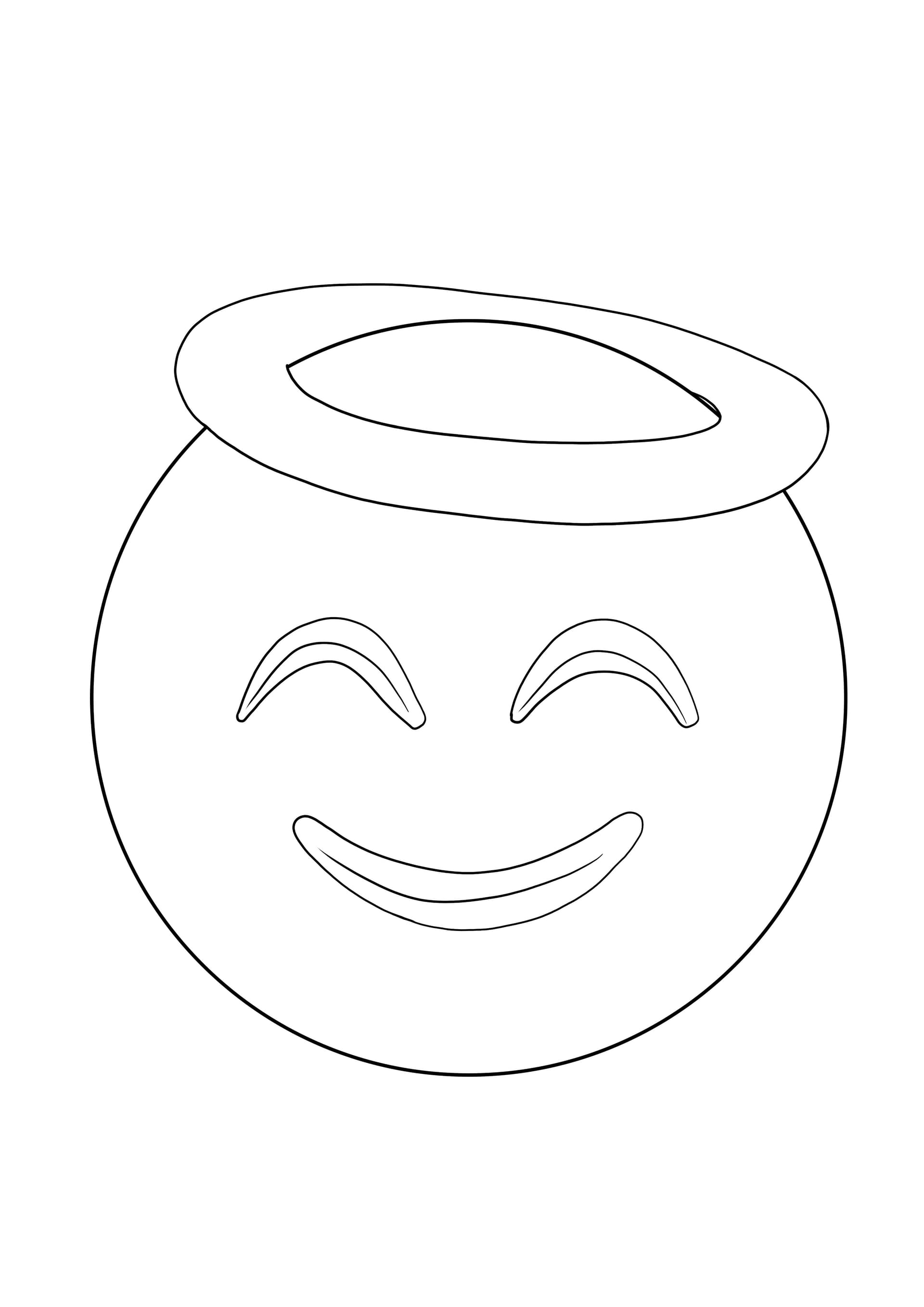 Smiling circle face
