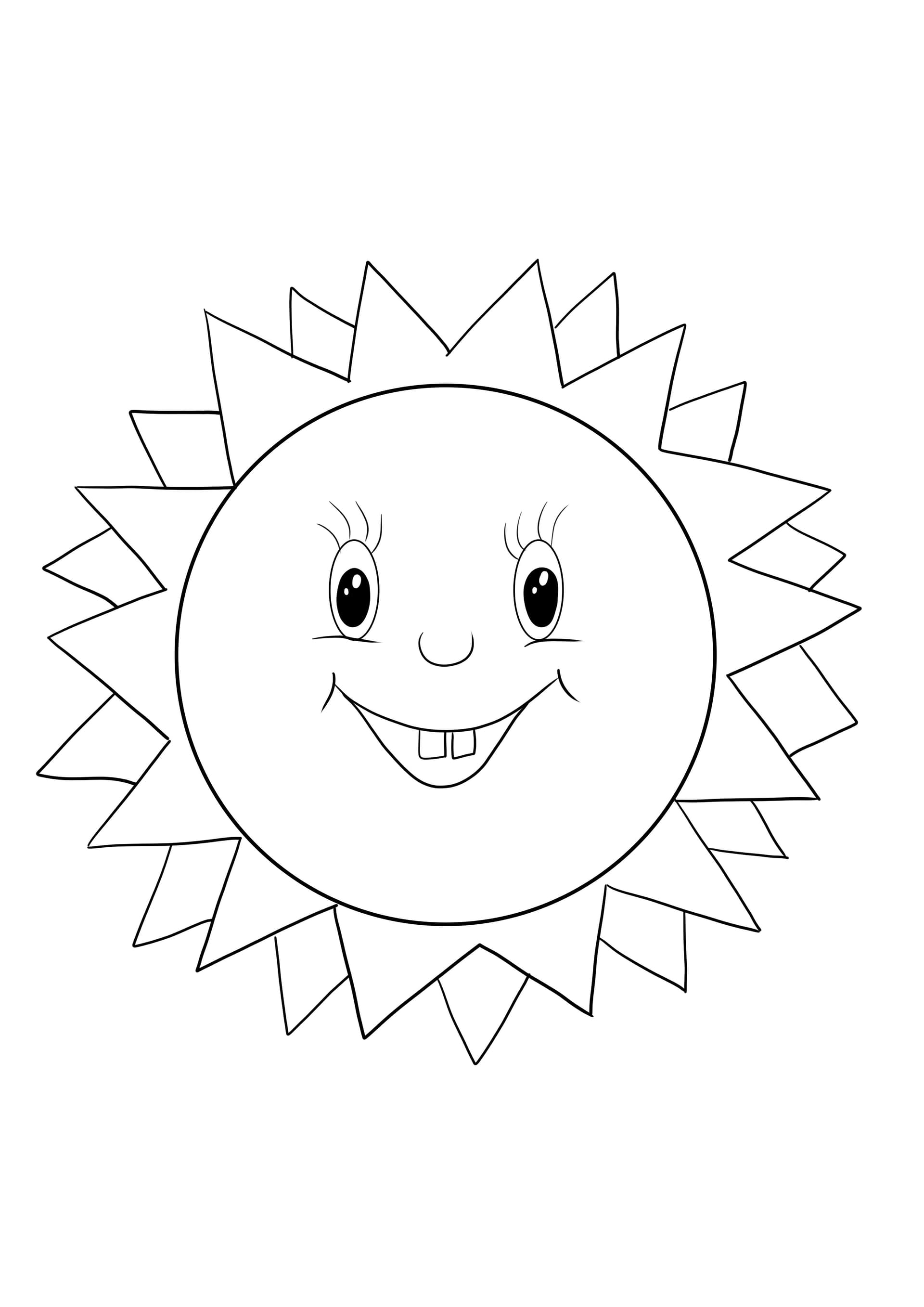 Улыбающееся солнце