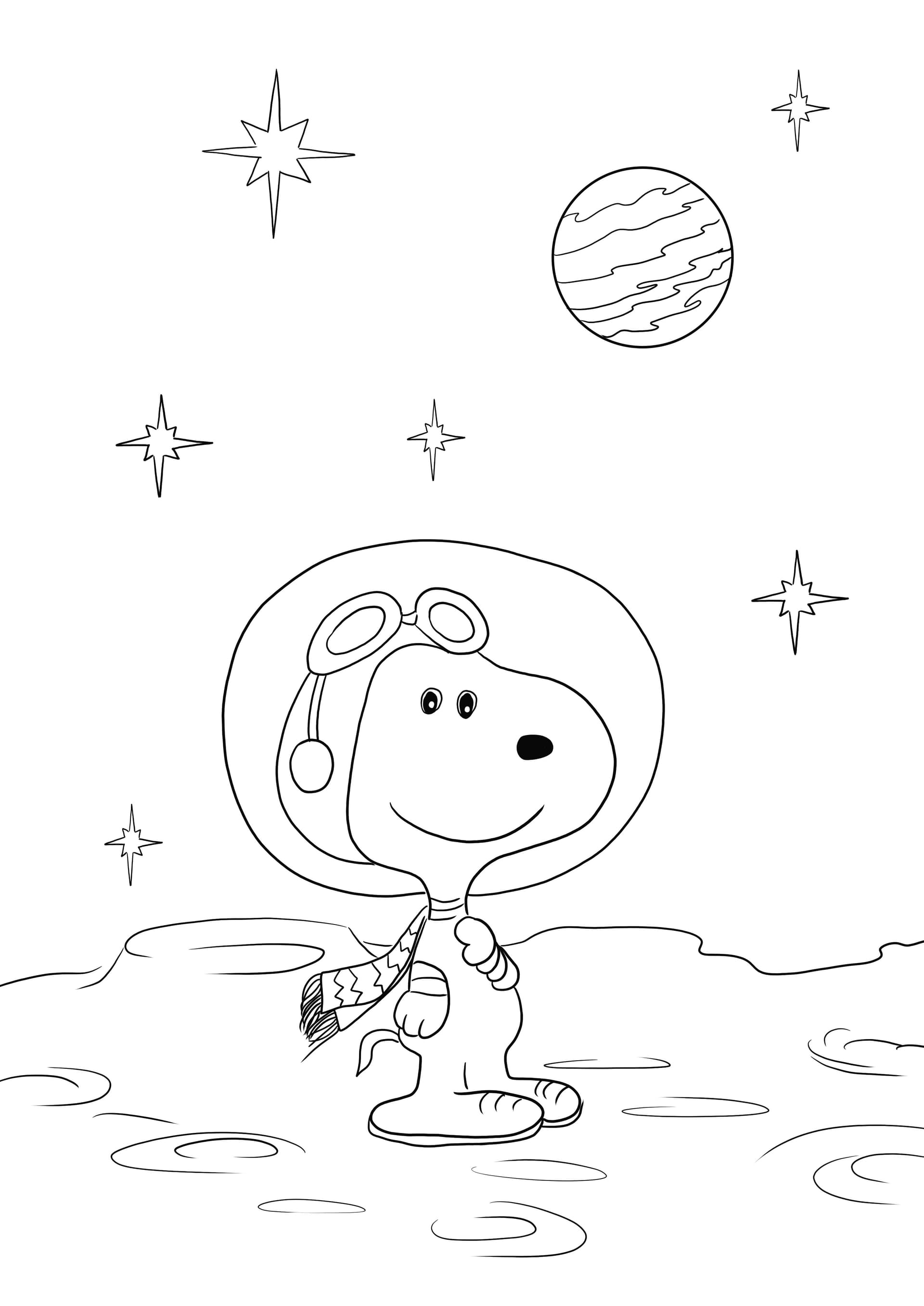Snoopy in the Space sheet