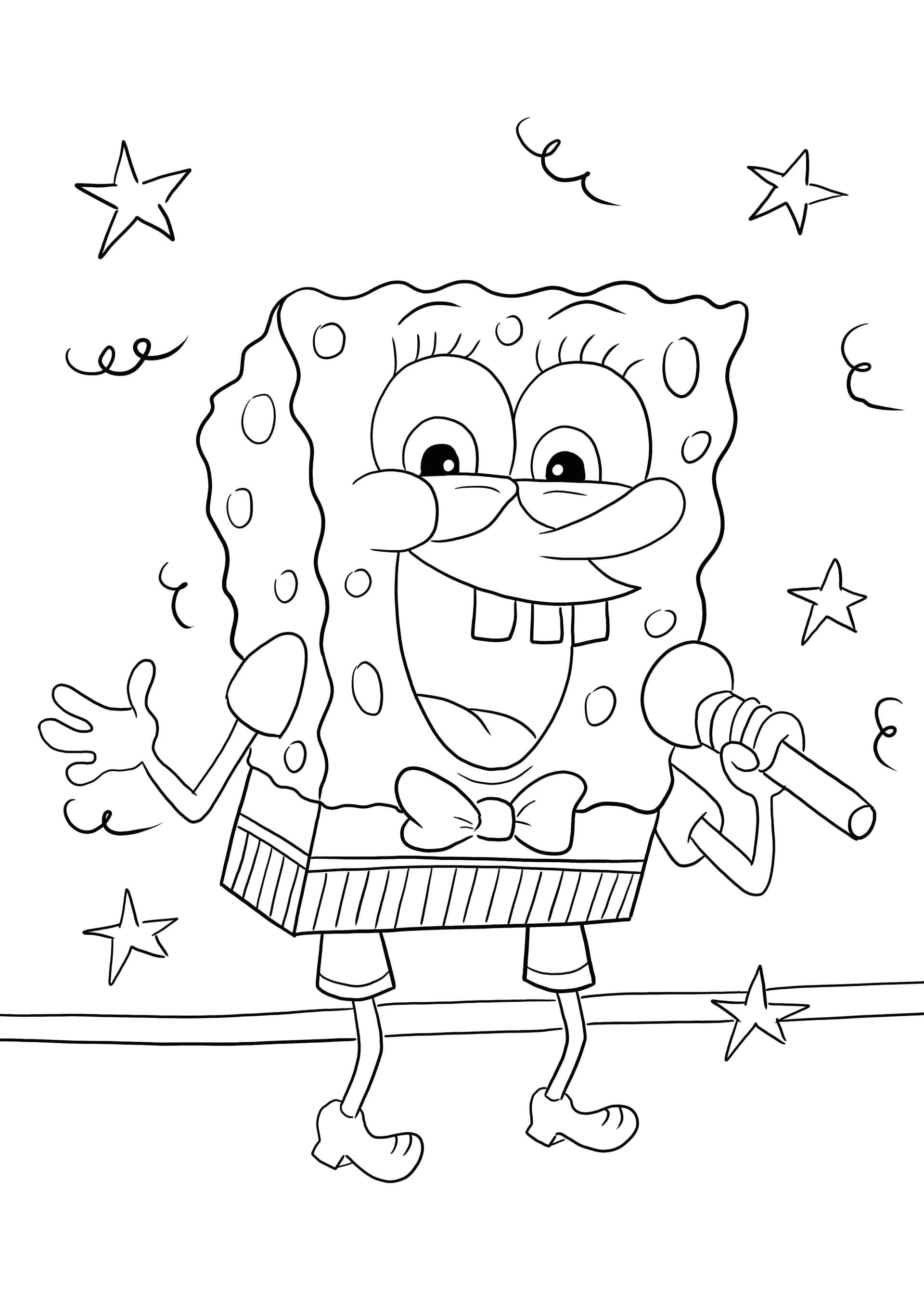 Sponge Bob singing