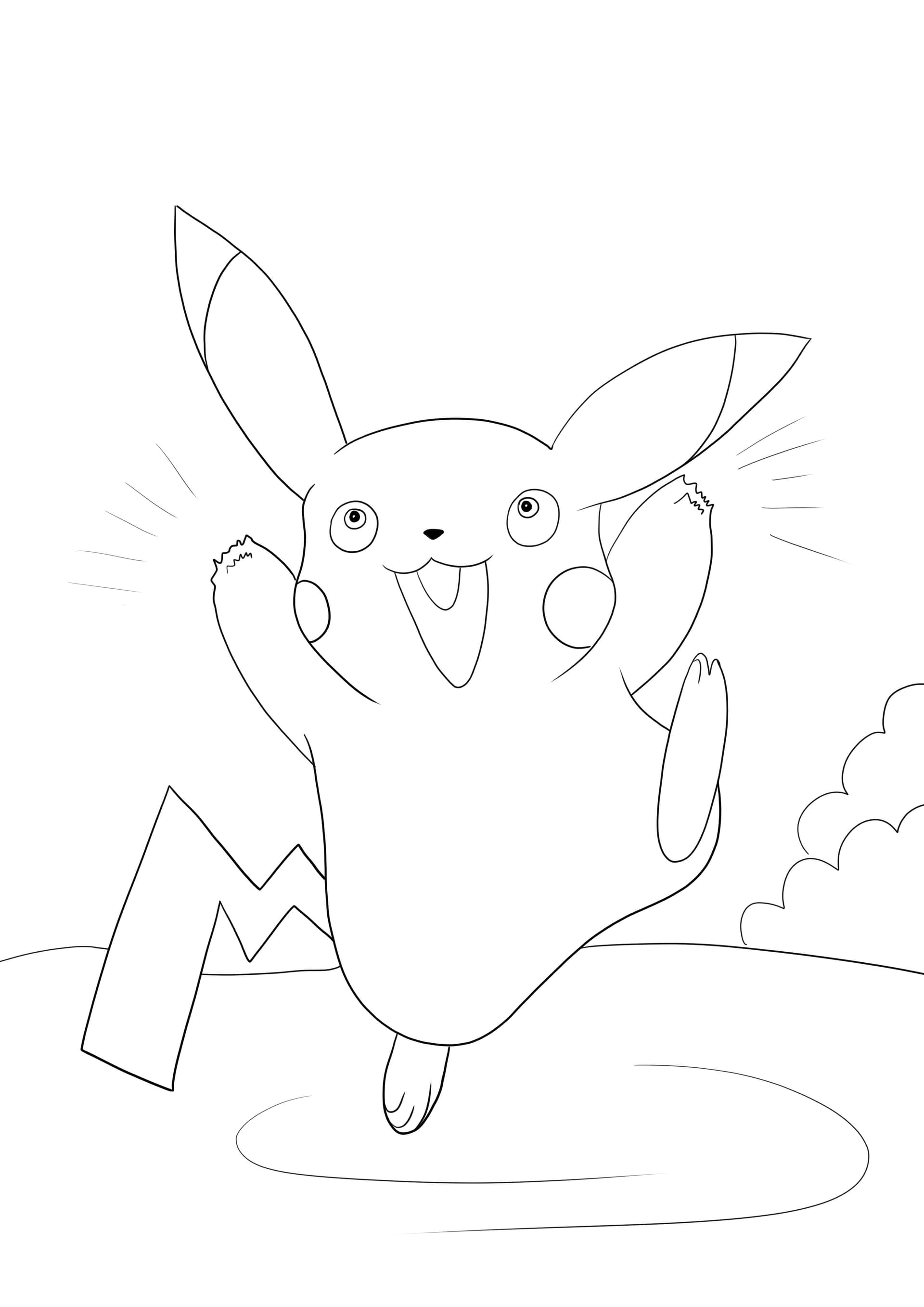 Super happy Pikachu