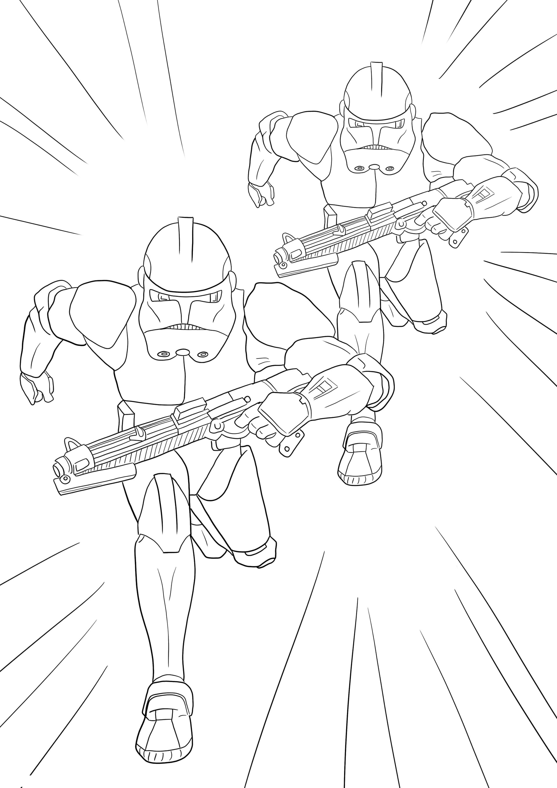 Star Wars clone troopers