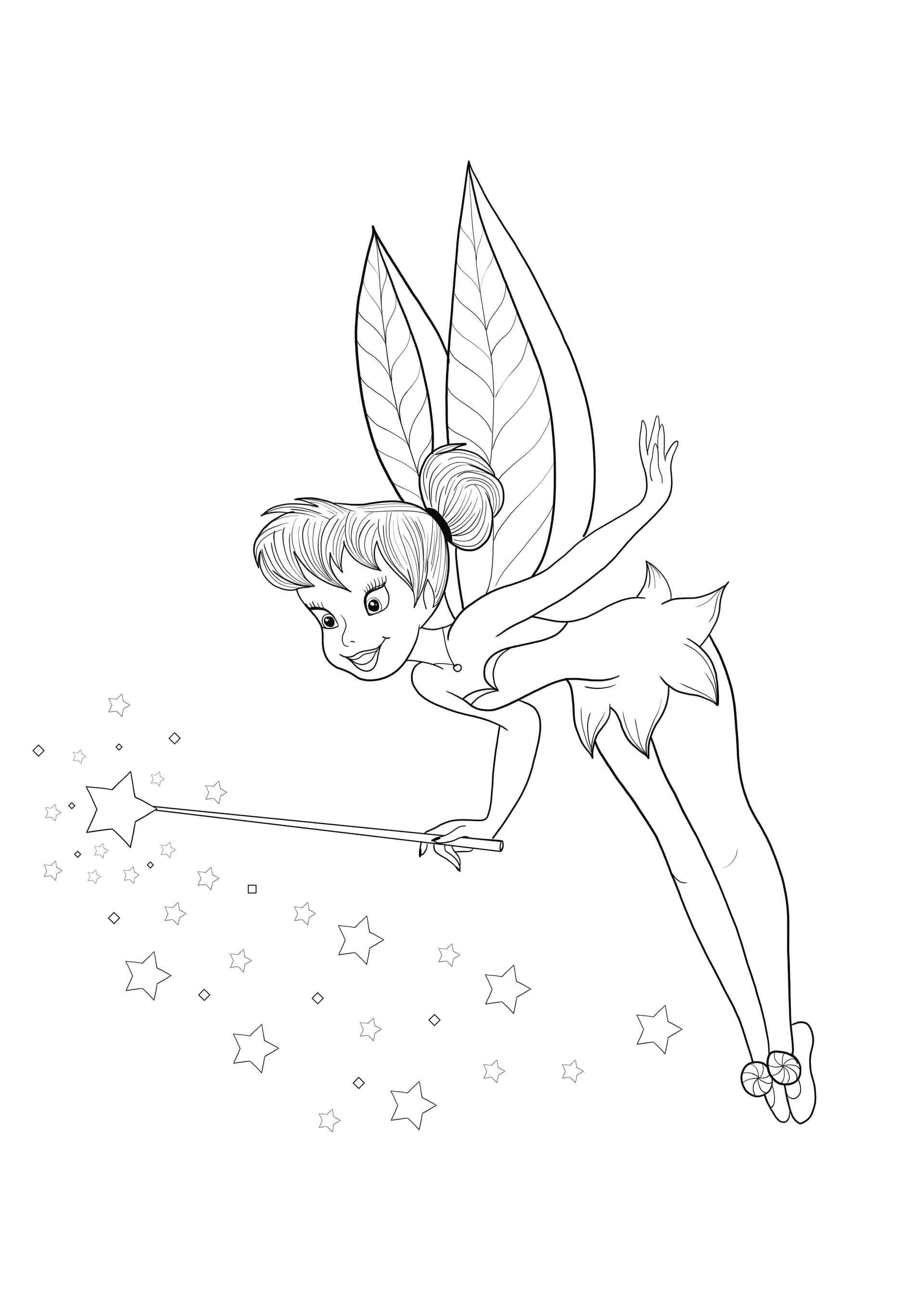 Tinkerbell and the magic wand