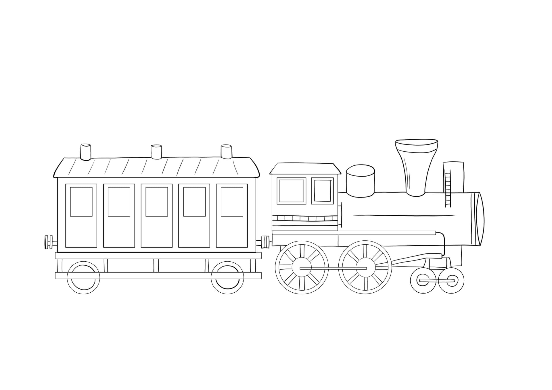Train and locomotive