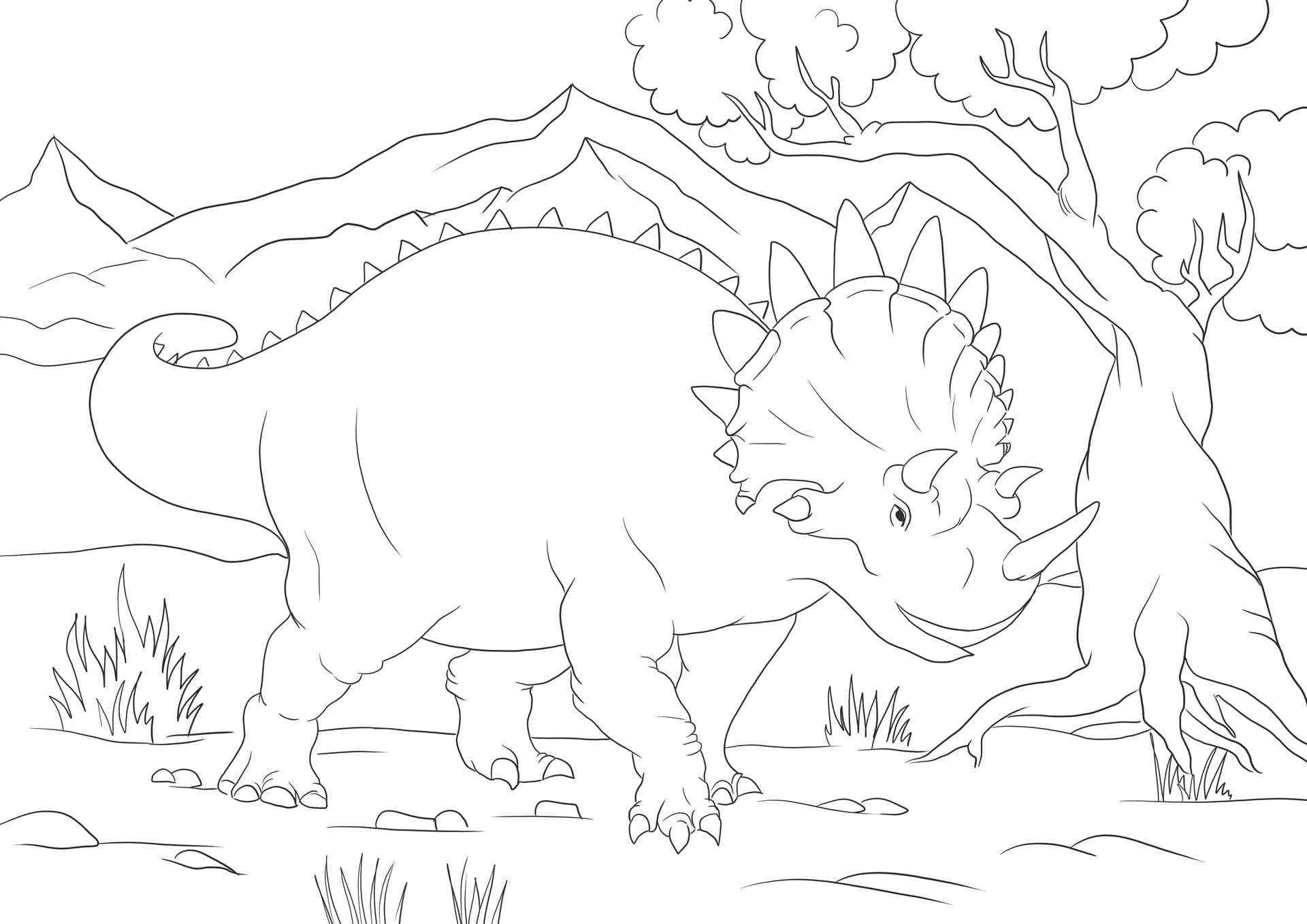 Großer Triceratops