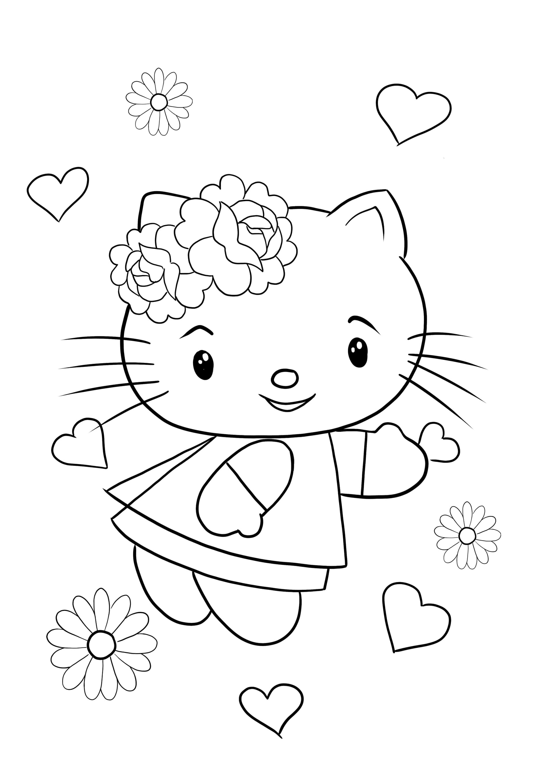 Hello Kitty card for Valentine's day