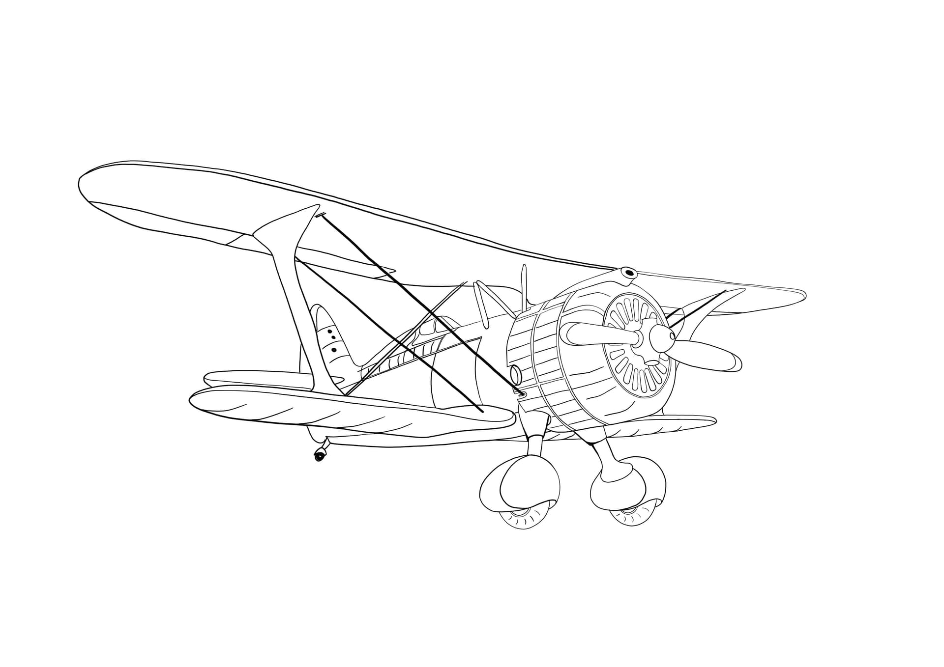 Винтажный самолет