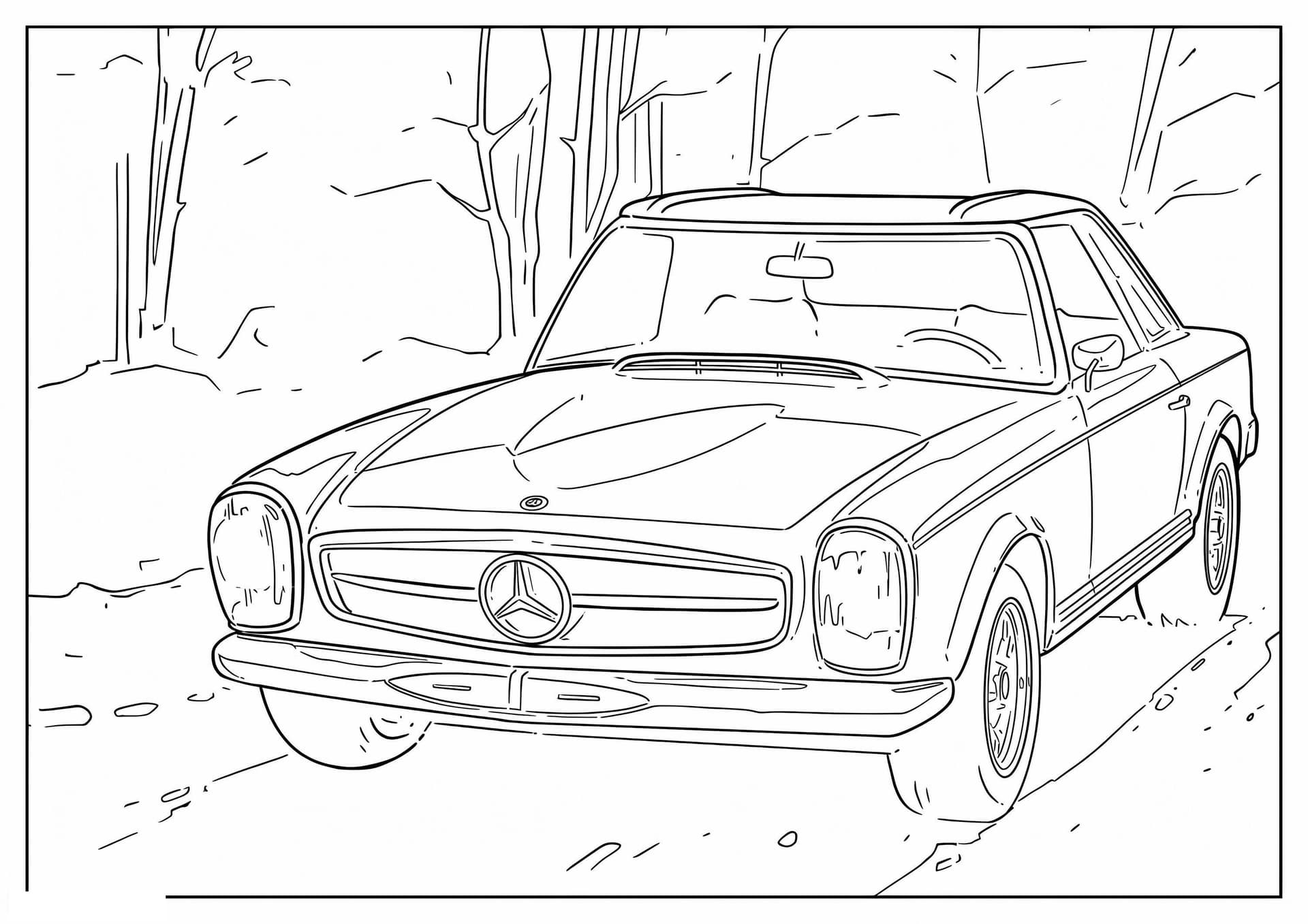 Mercedes Benz Sports Car