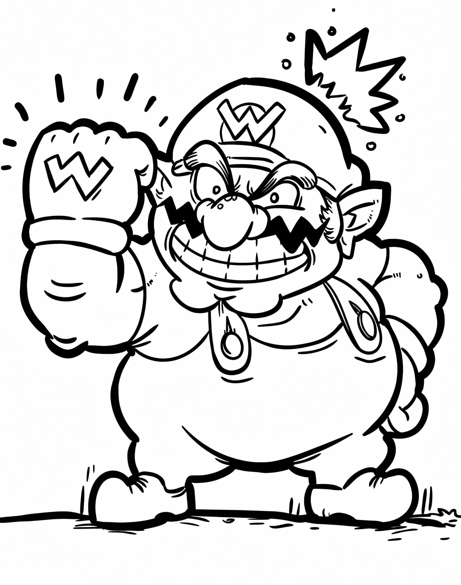 Wario From Super Mario 3