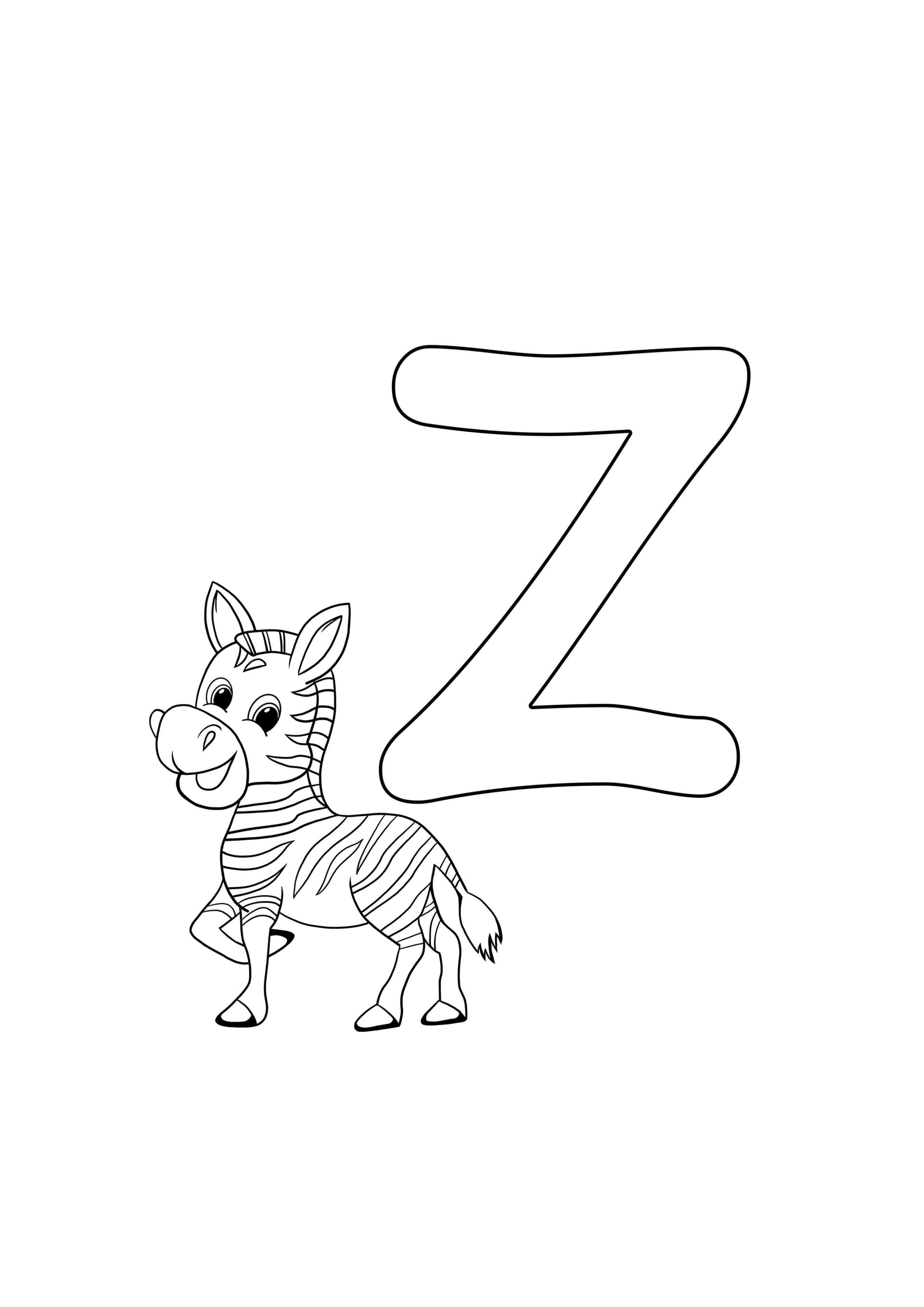 z is for zebra