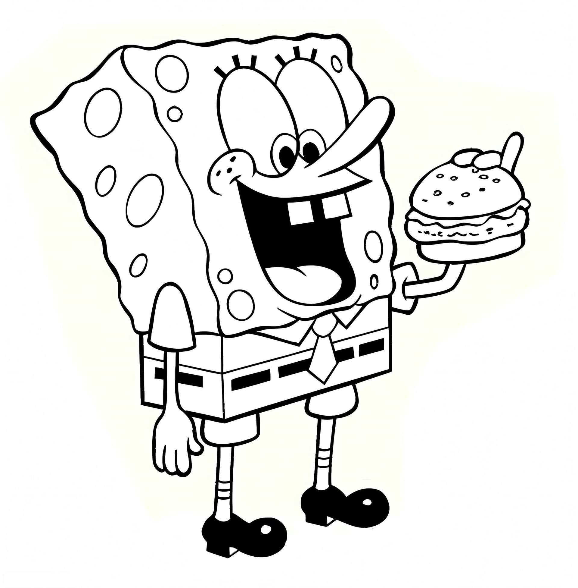 1532661164 Spongebob Eating Hamburger A4