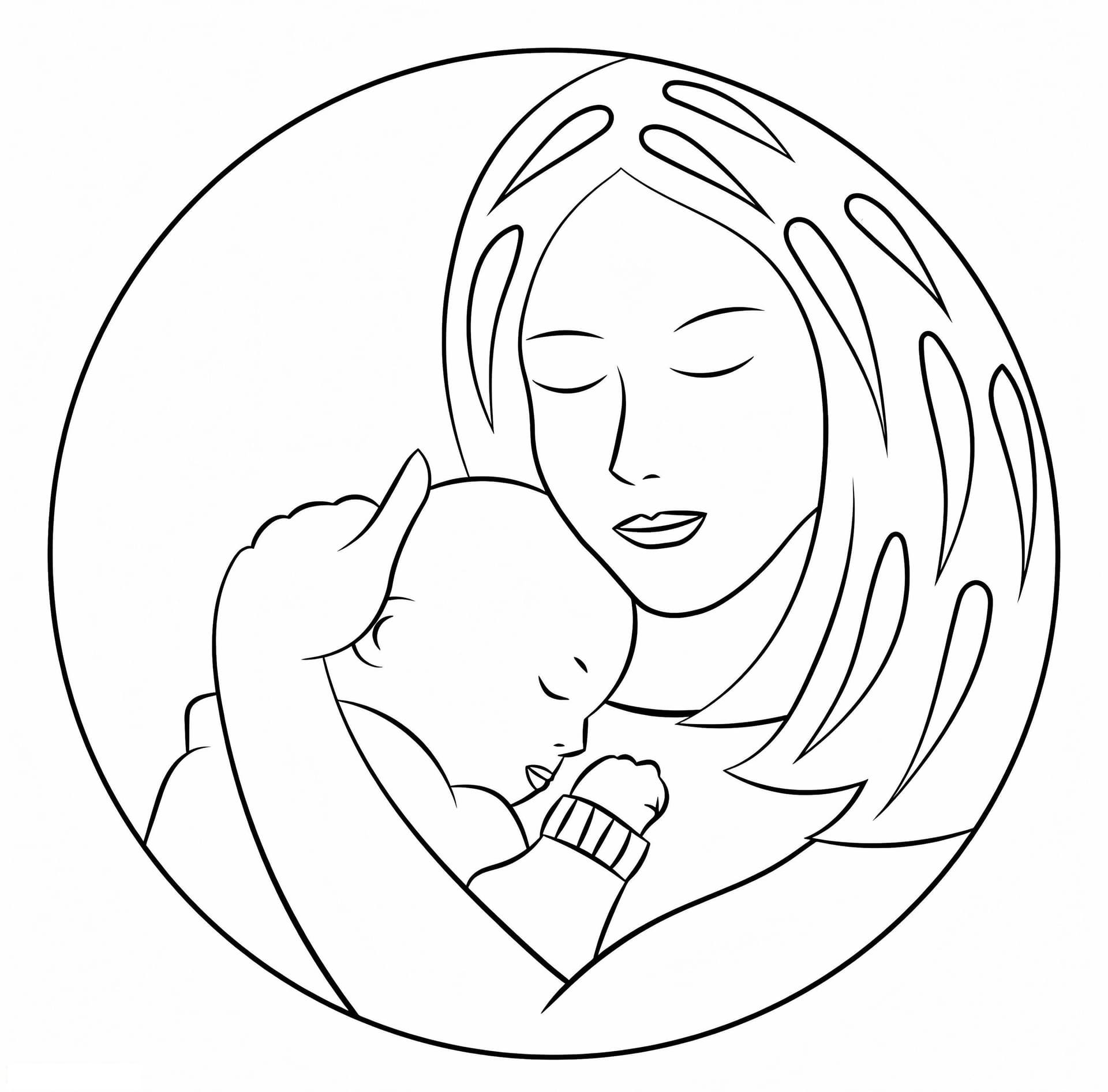 Una Madre E Un Bambino