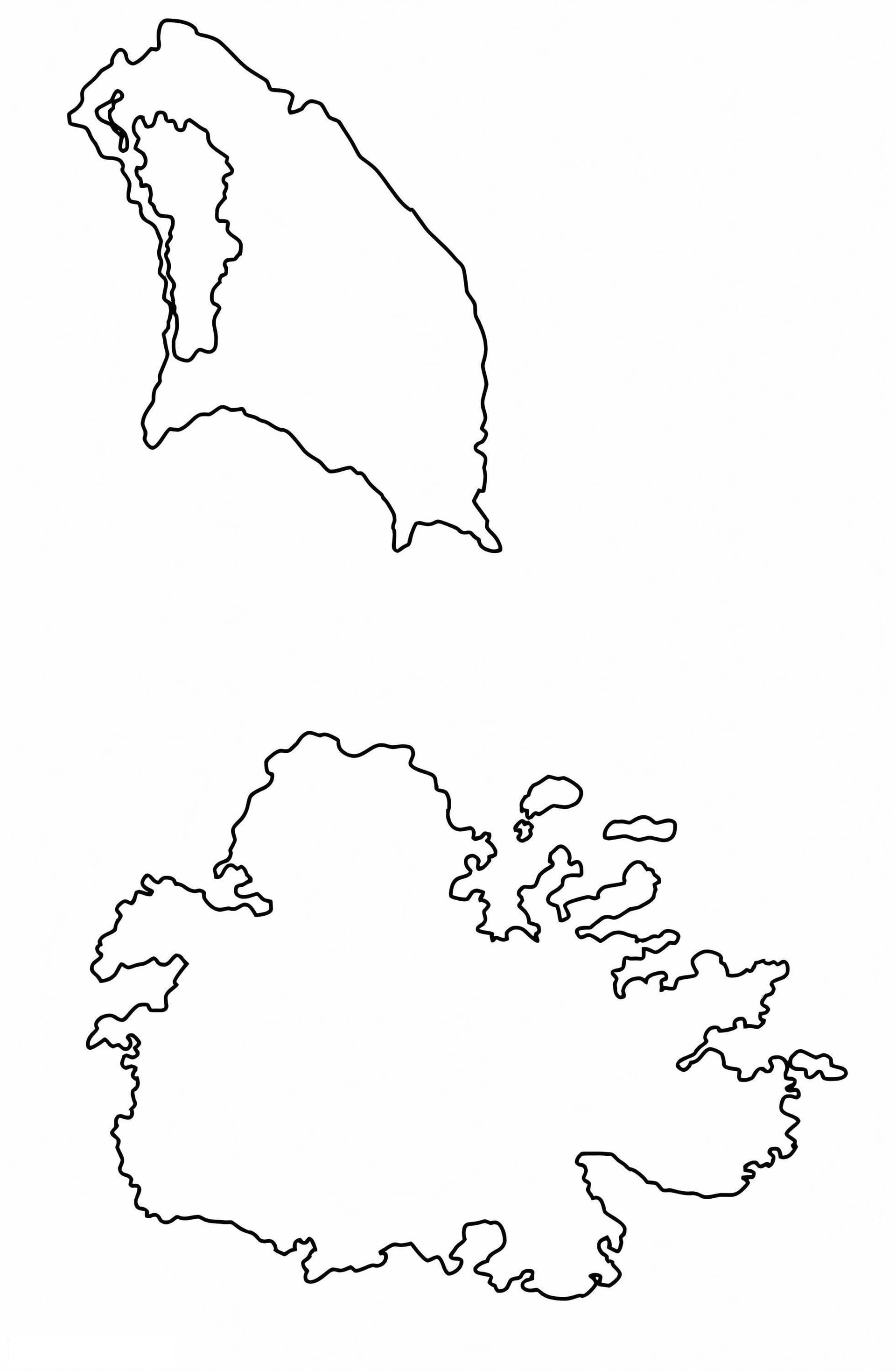 Antigua e Barbuda Mappa schematica