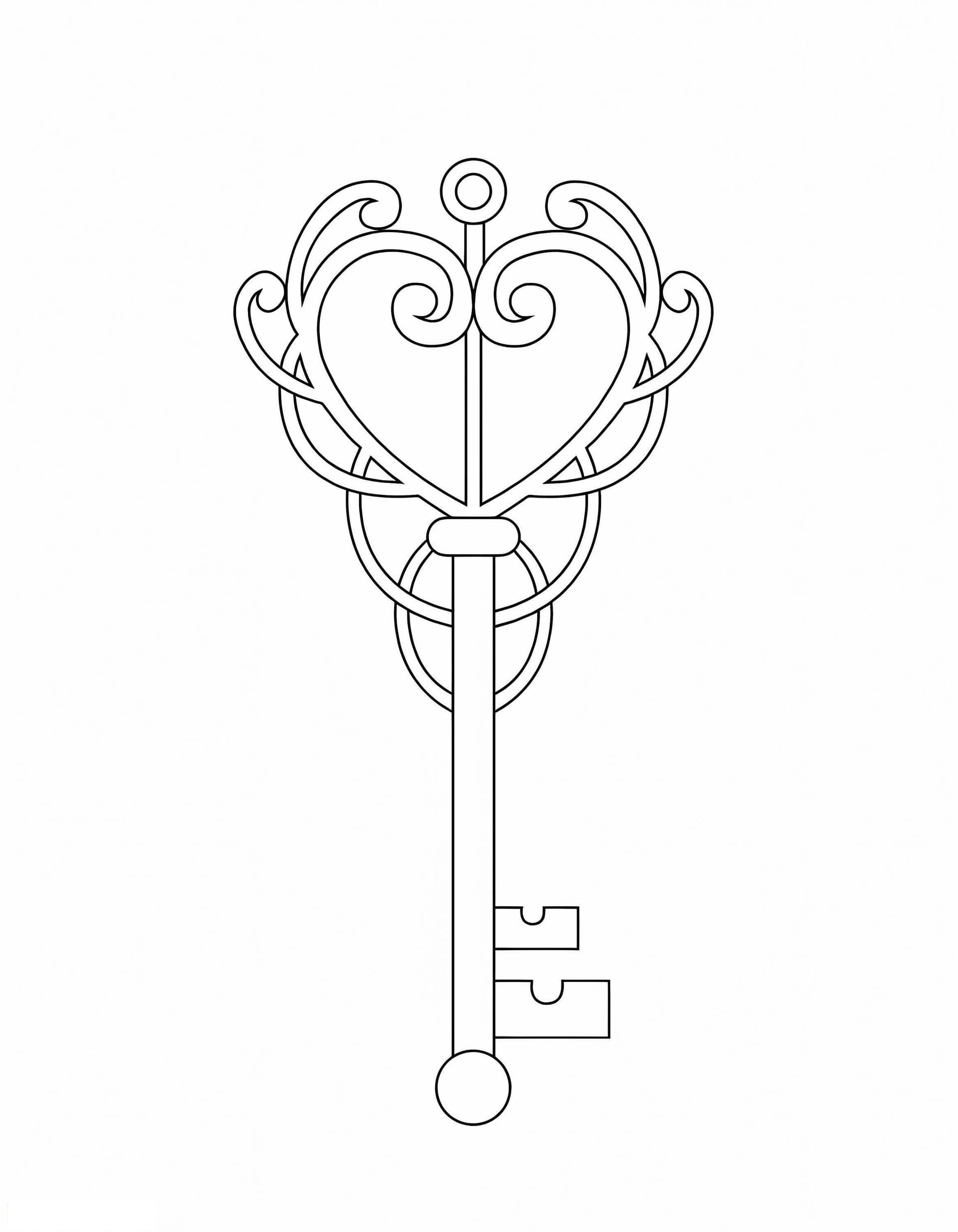Eleganter Schlüssel