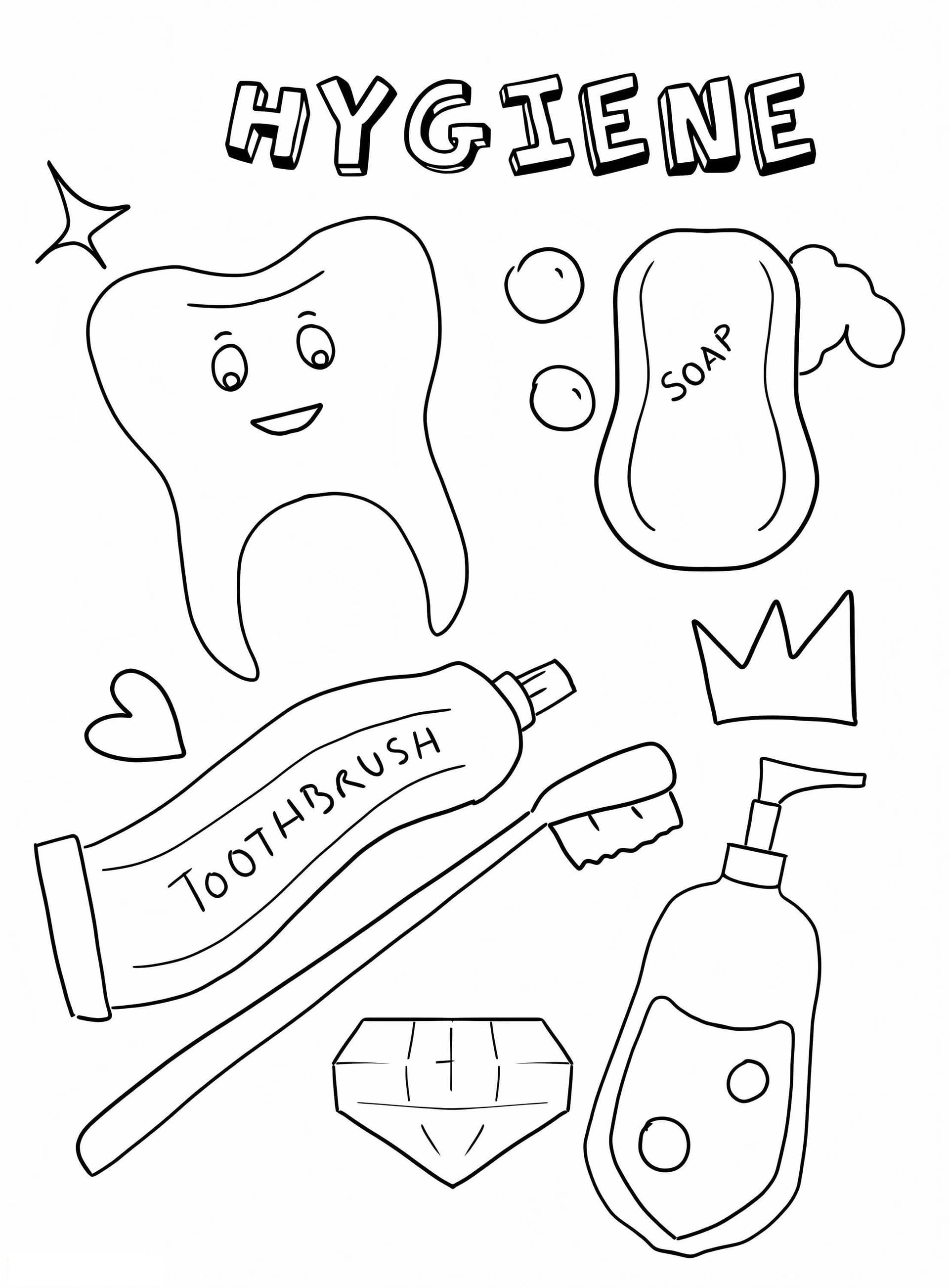 Gute Hygiene Druckbar