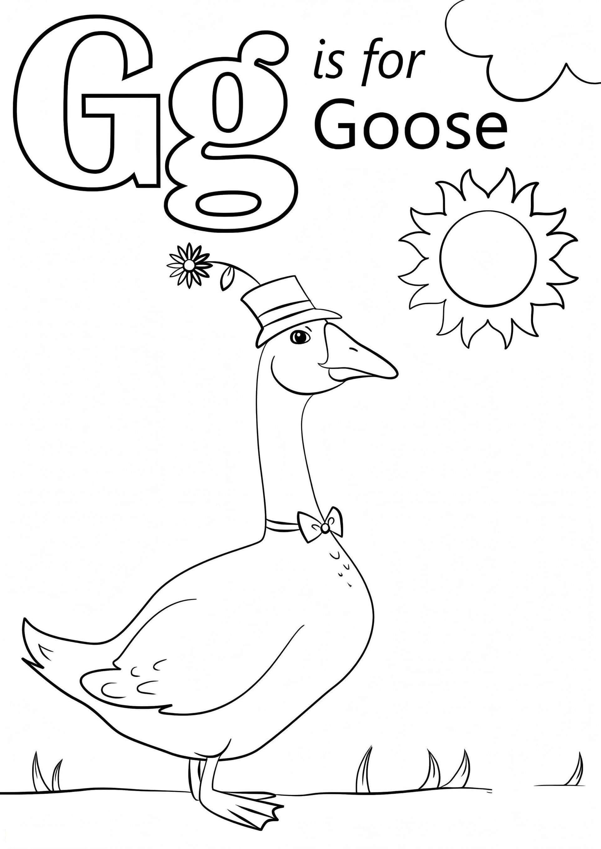 Gans Buchstabe G