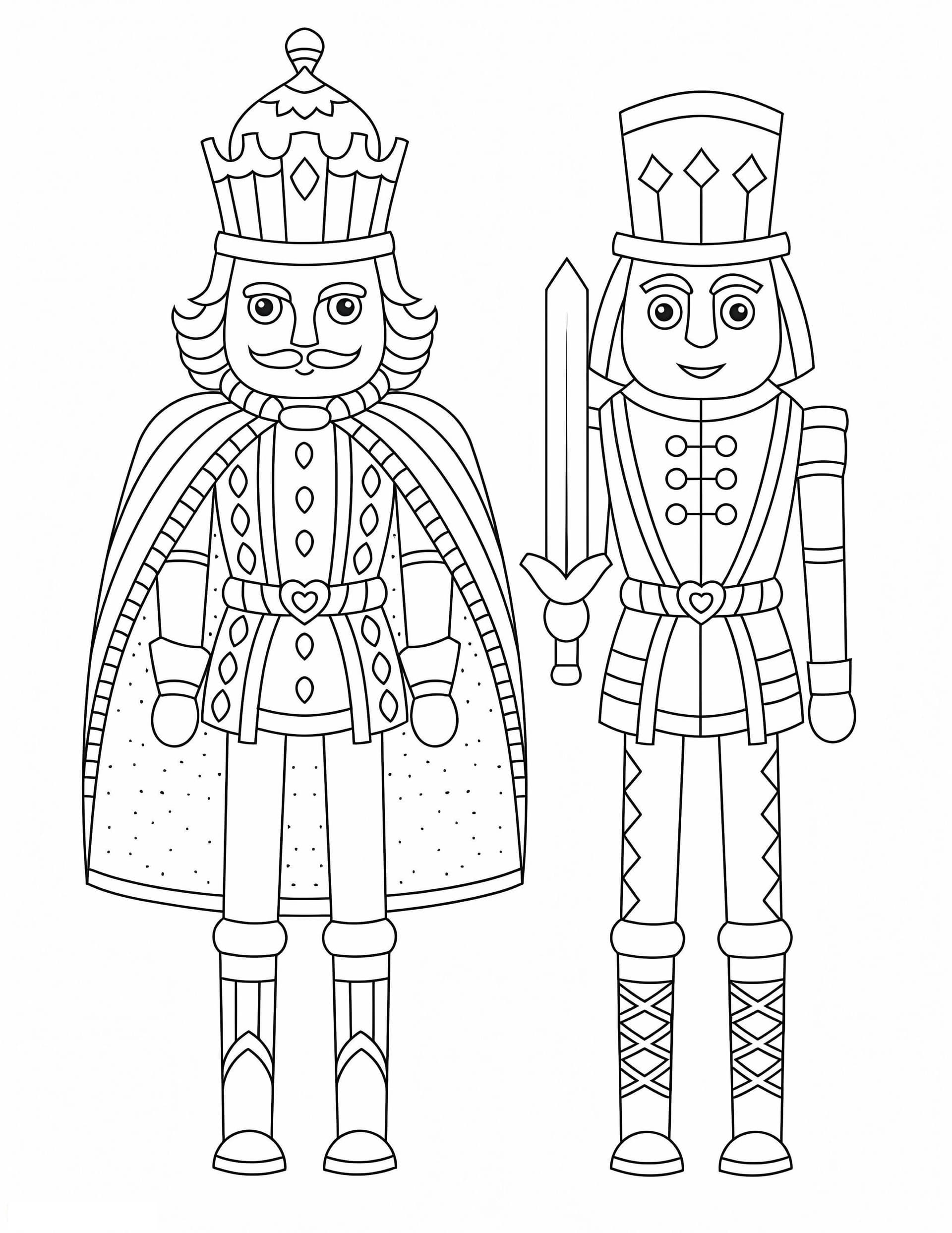 King And Knight Nutcracker