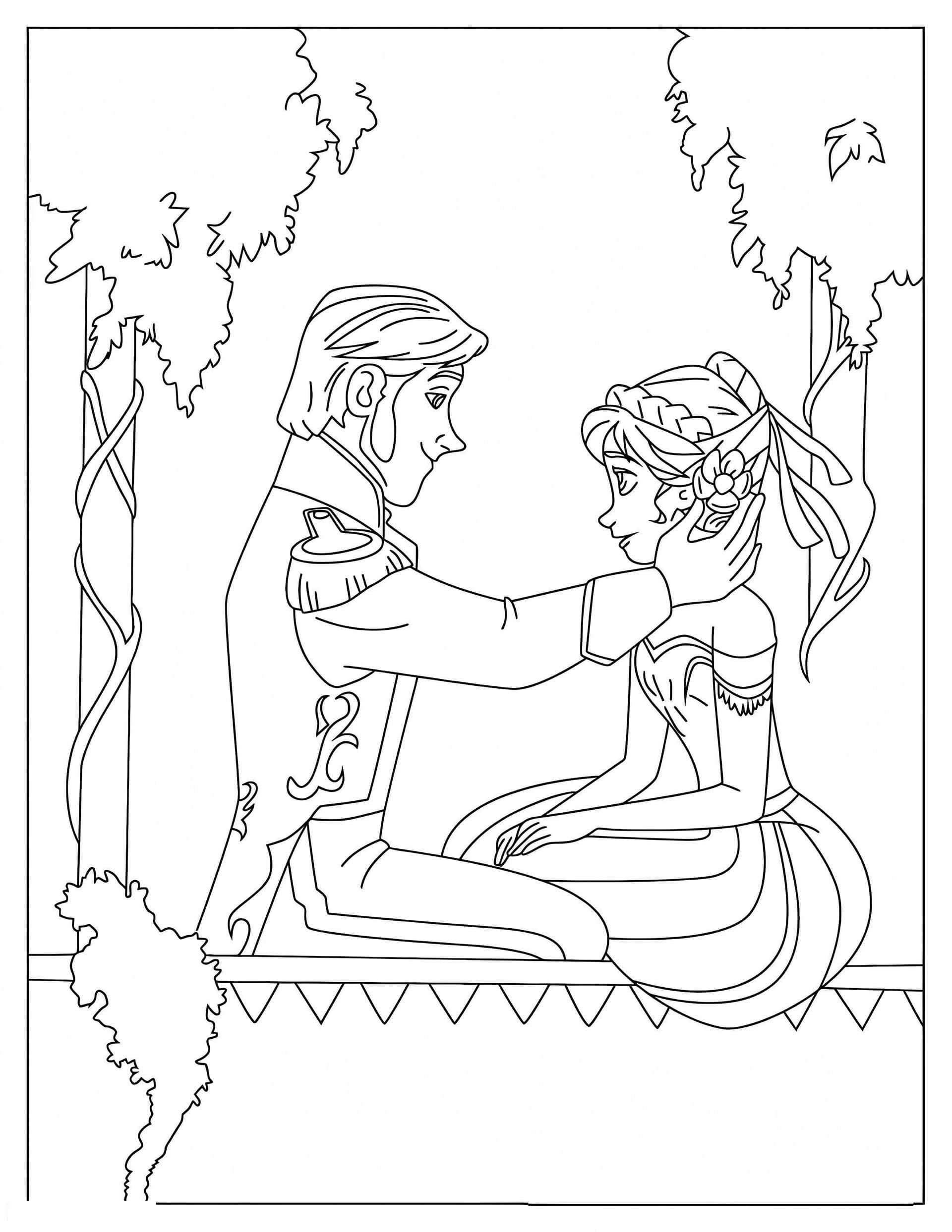 Princess Anna And Prince Hans