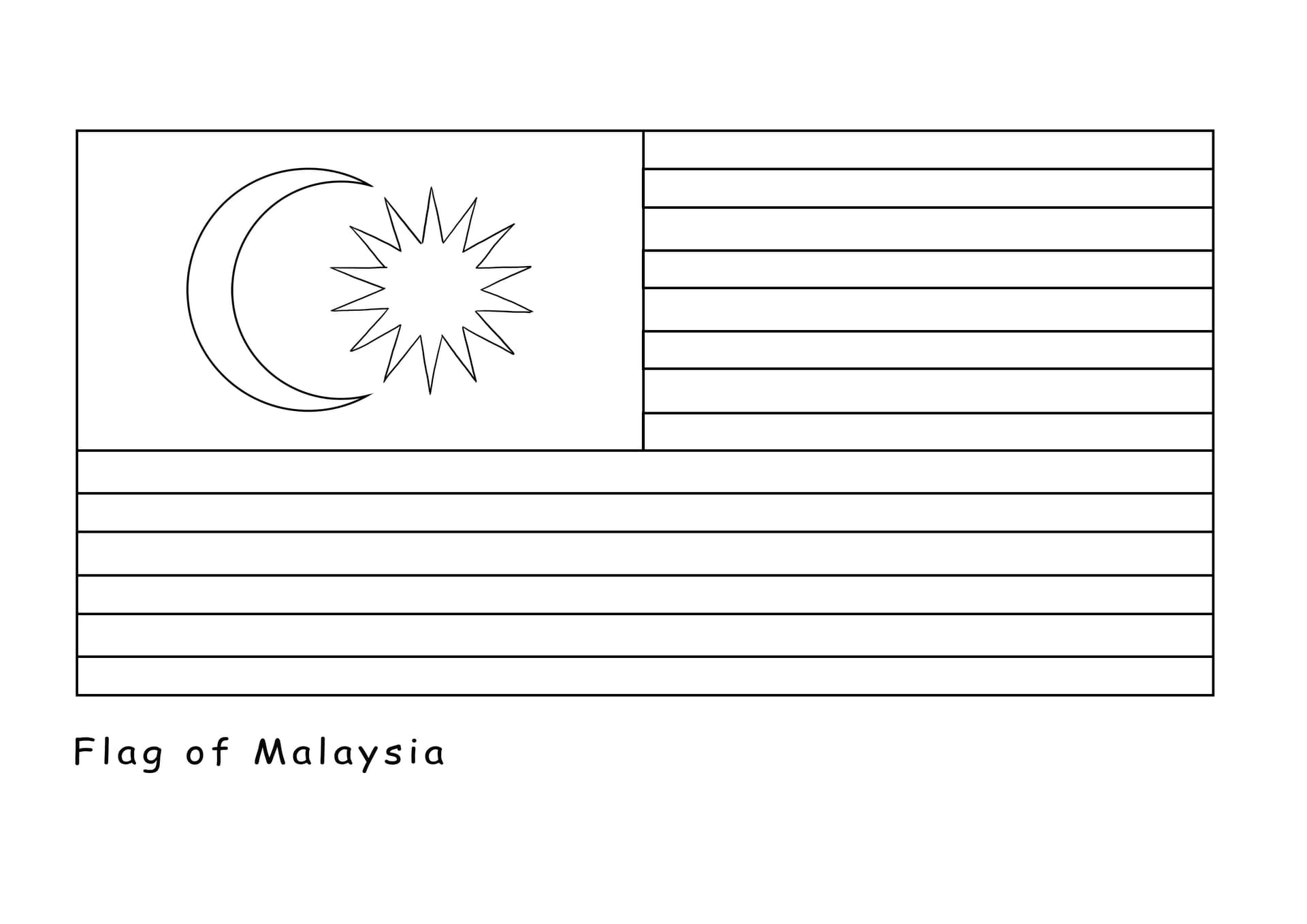 Flagge von Malaysia