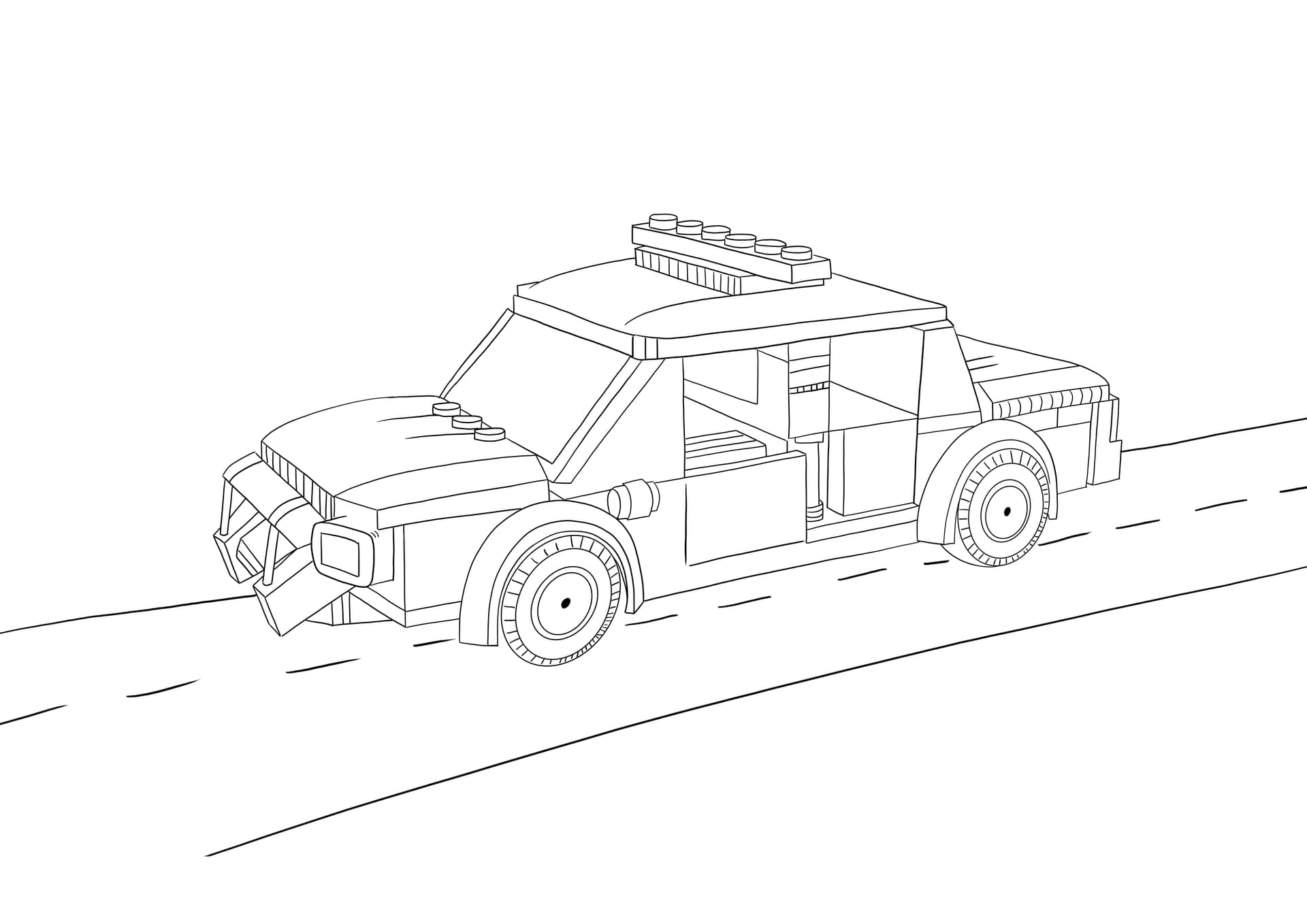 Lego Police Car