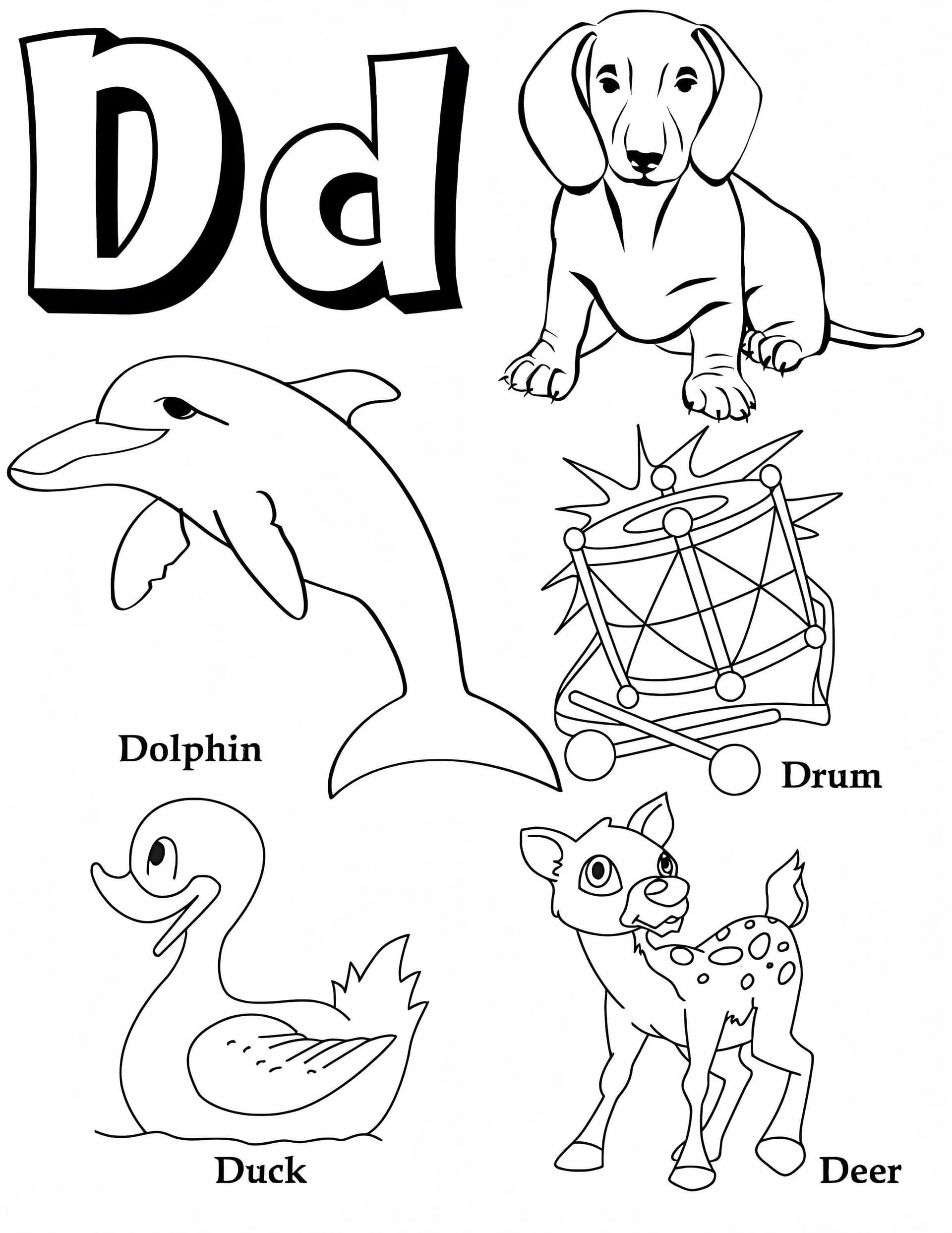 Letter D