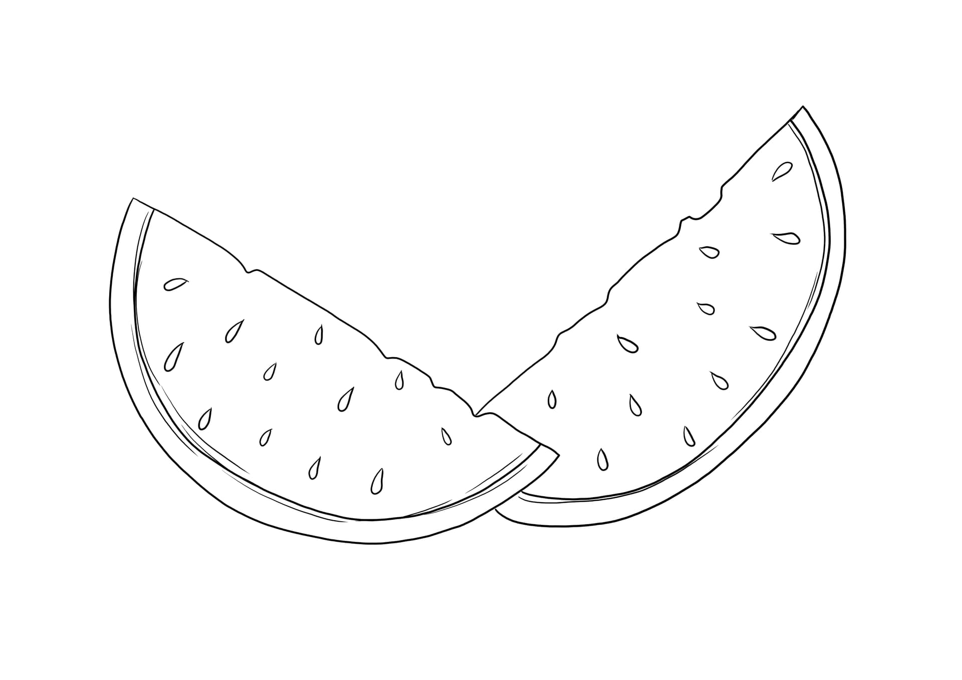 Wassermelonenscheiben