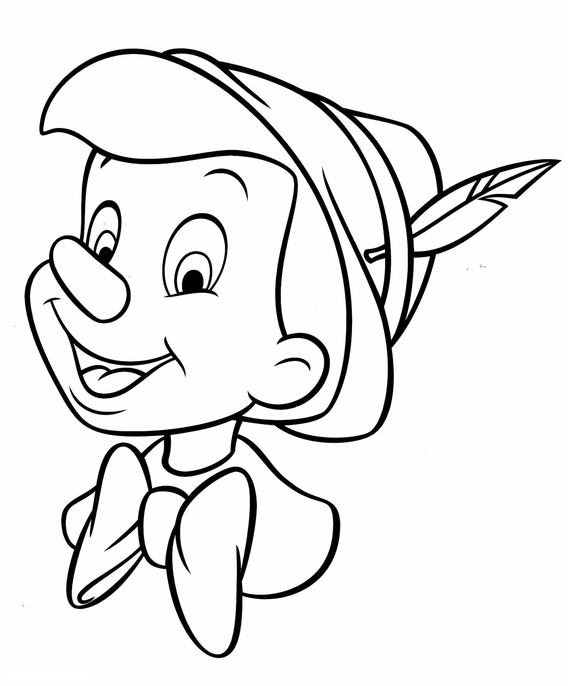 Glückliches Gesicht Von Pinocchio